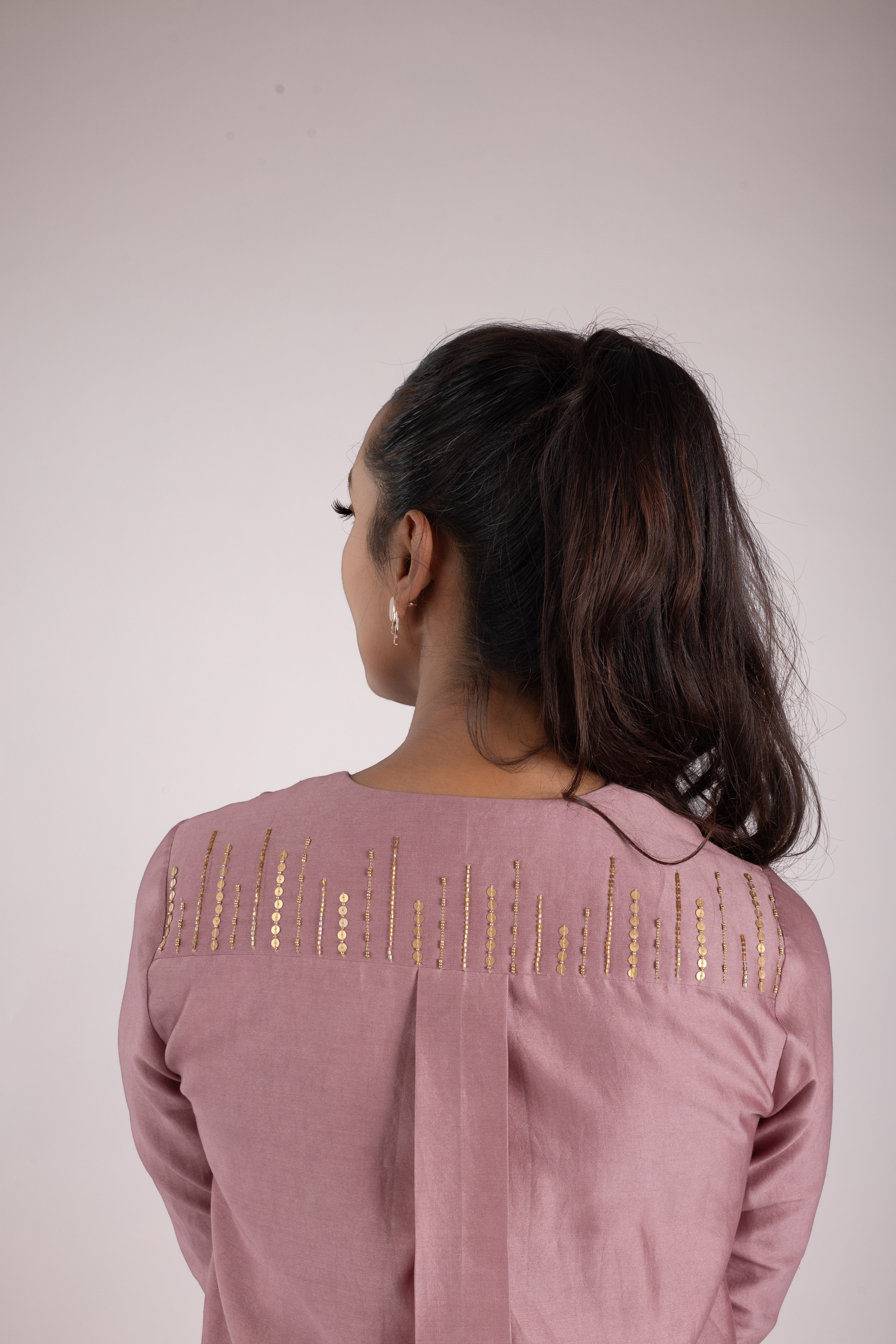 Lilac Whisper Chanderi Set