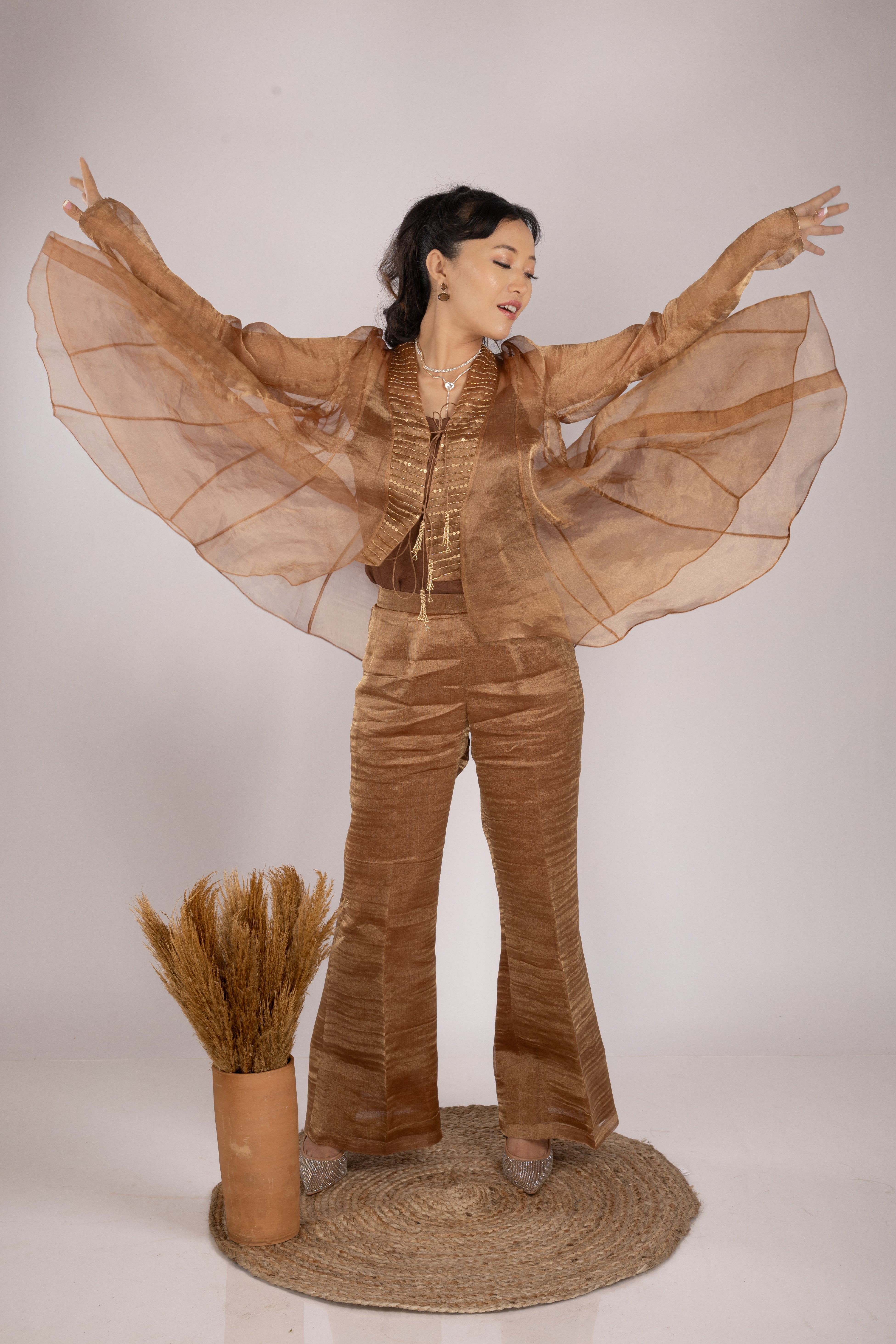 Sunset Beach Organza Top