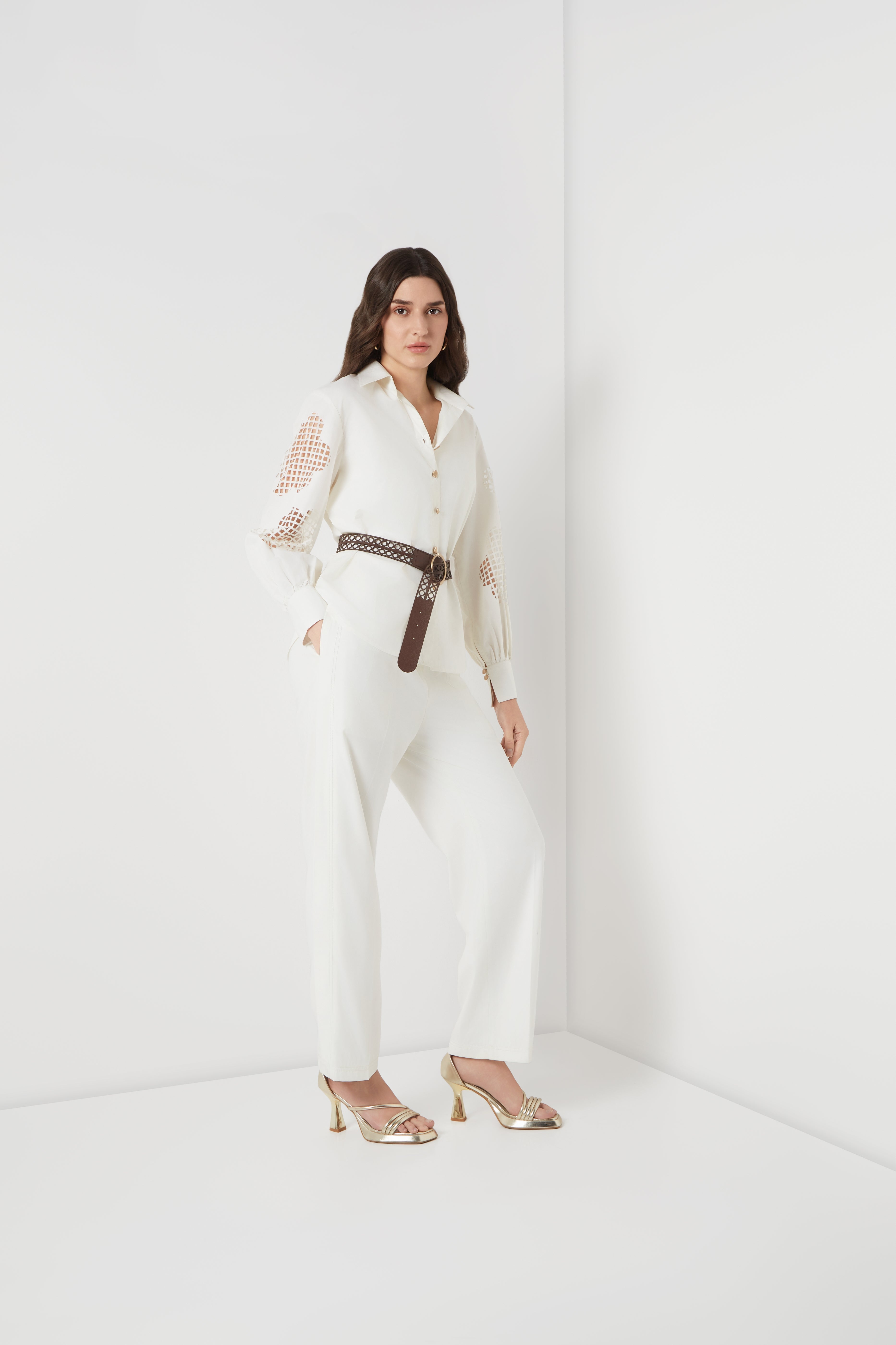 The Cream Cutwork Shirt