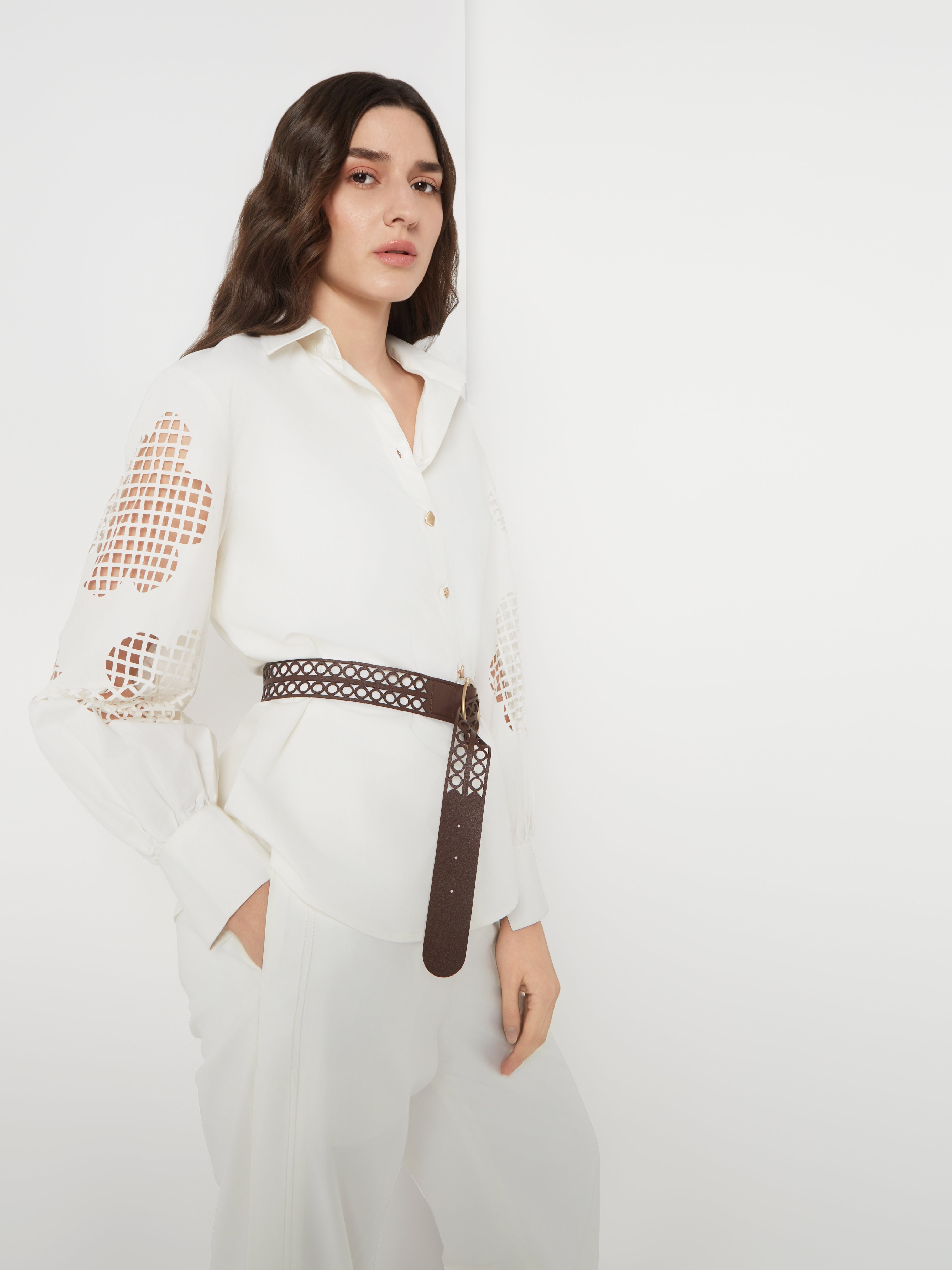 The Cream Cutwork Shirt