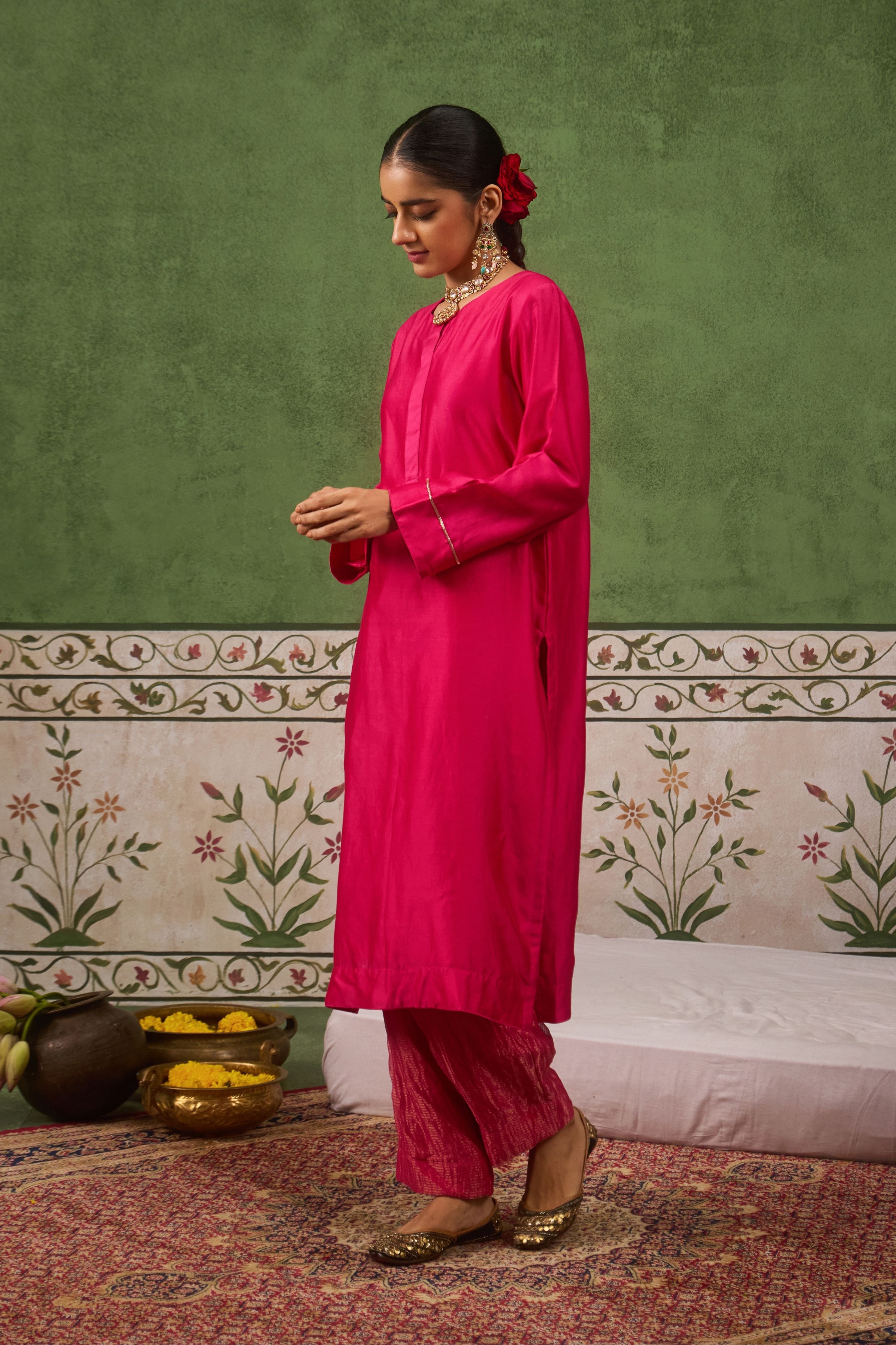 Inayat 2.0 Hot Pink Kurta Set