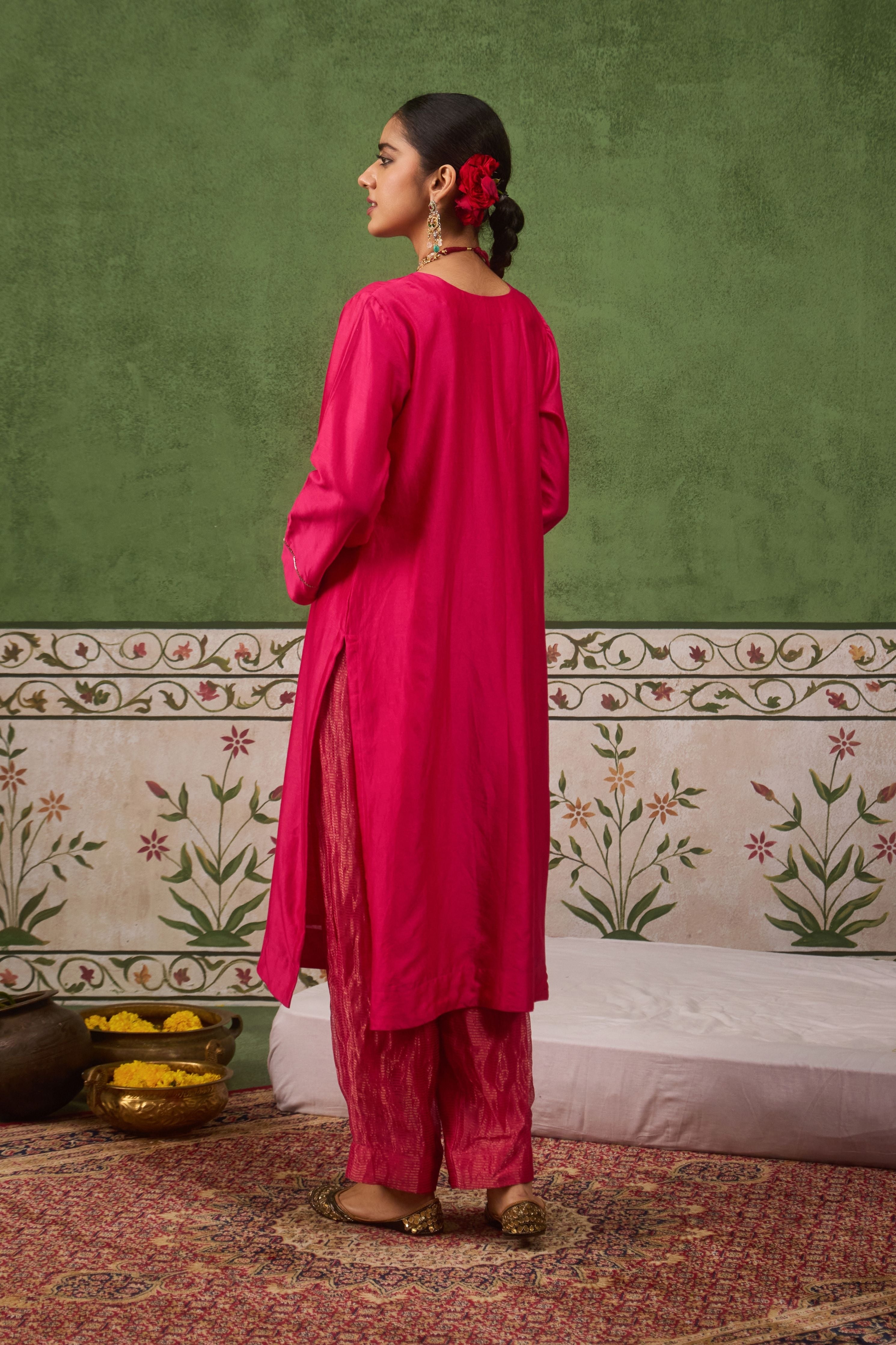 Inayat 2.0 Hot Pink Kurta Set