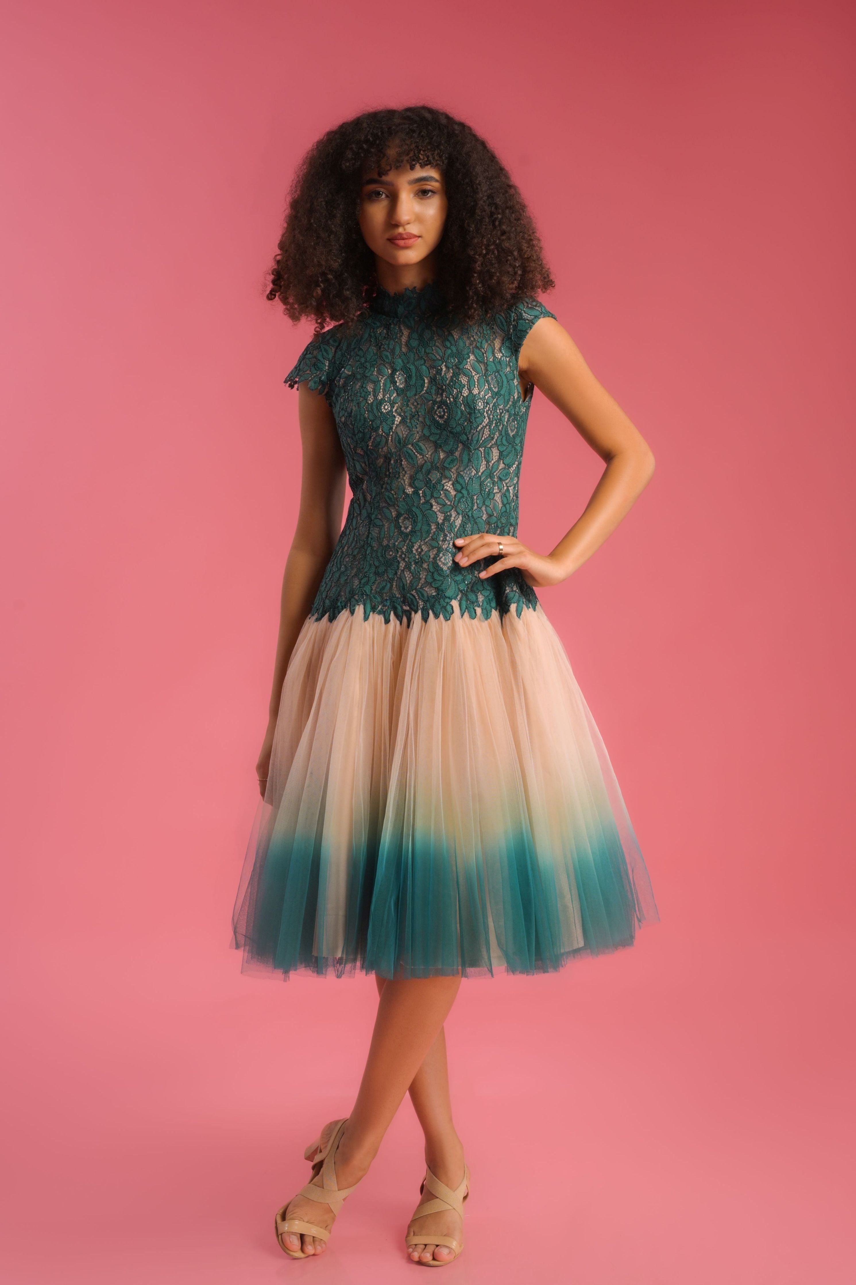 Charlotte kaitoke Duotone Dress