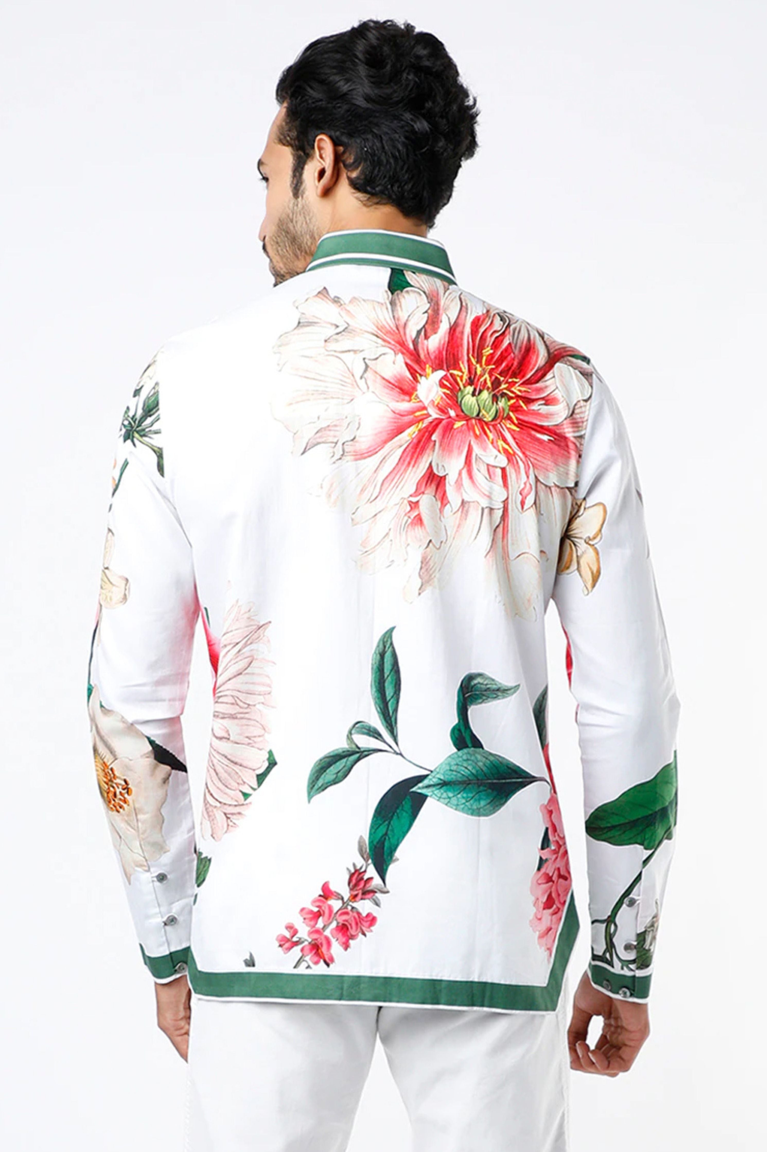 Liam White Hem Striper Shirt