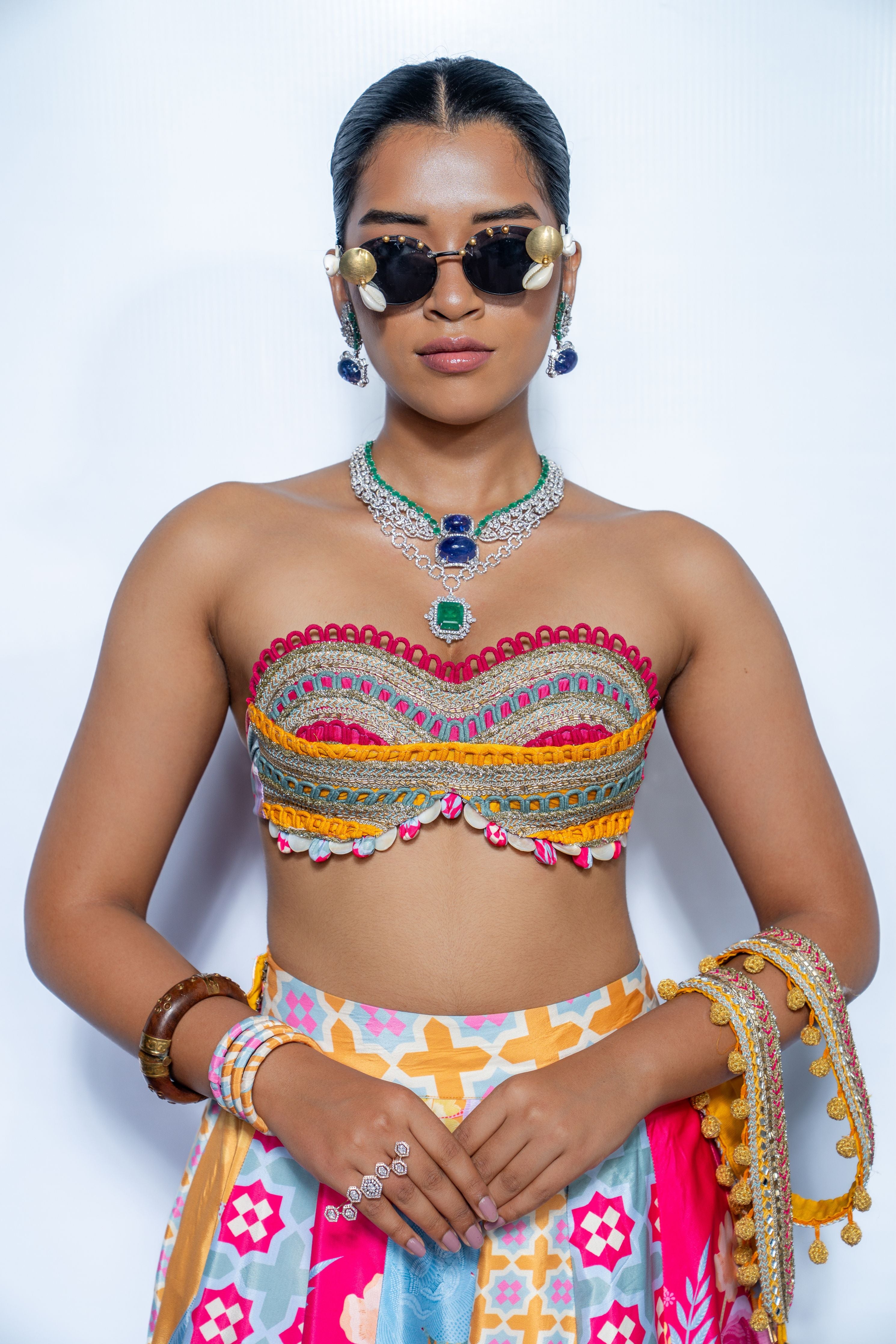 Mosaic Lehenga Set
