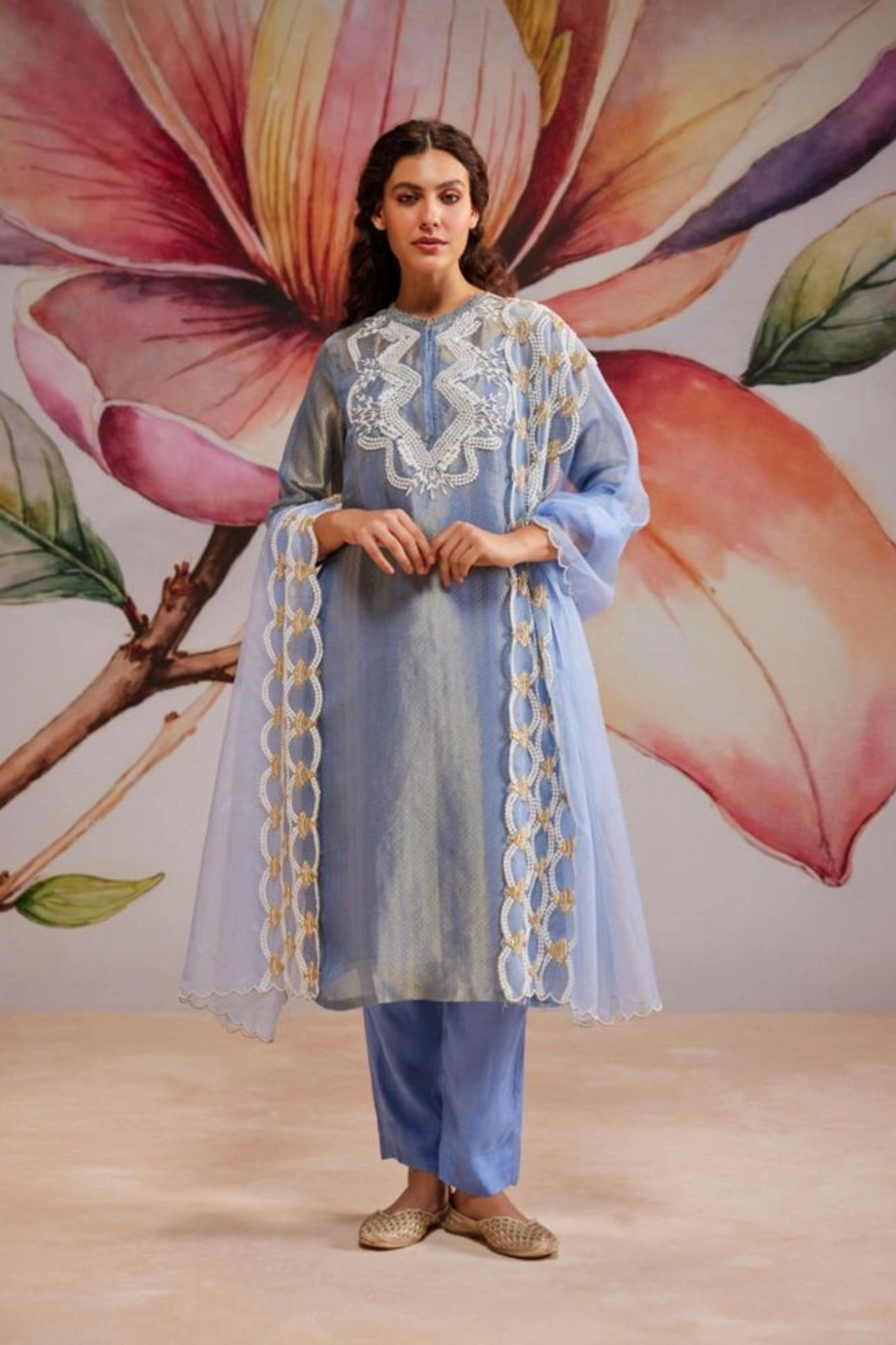 Blue Kurta Set