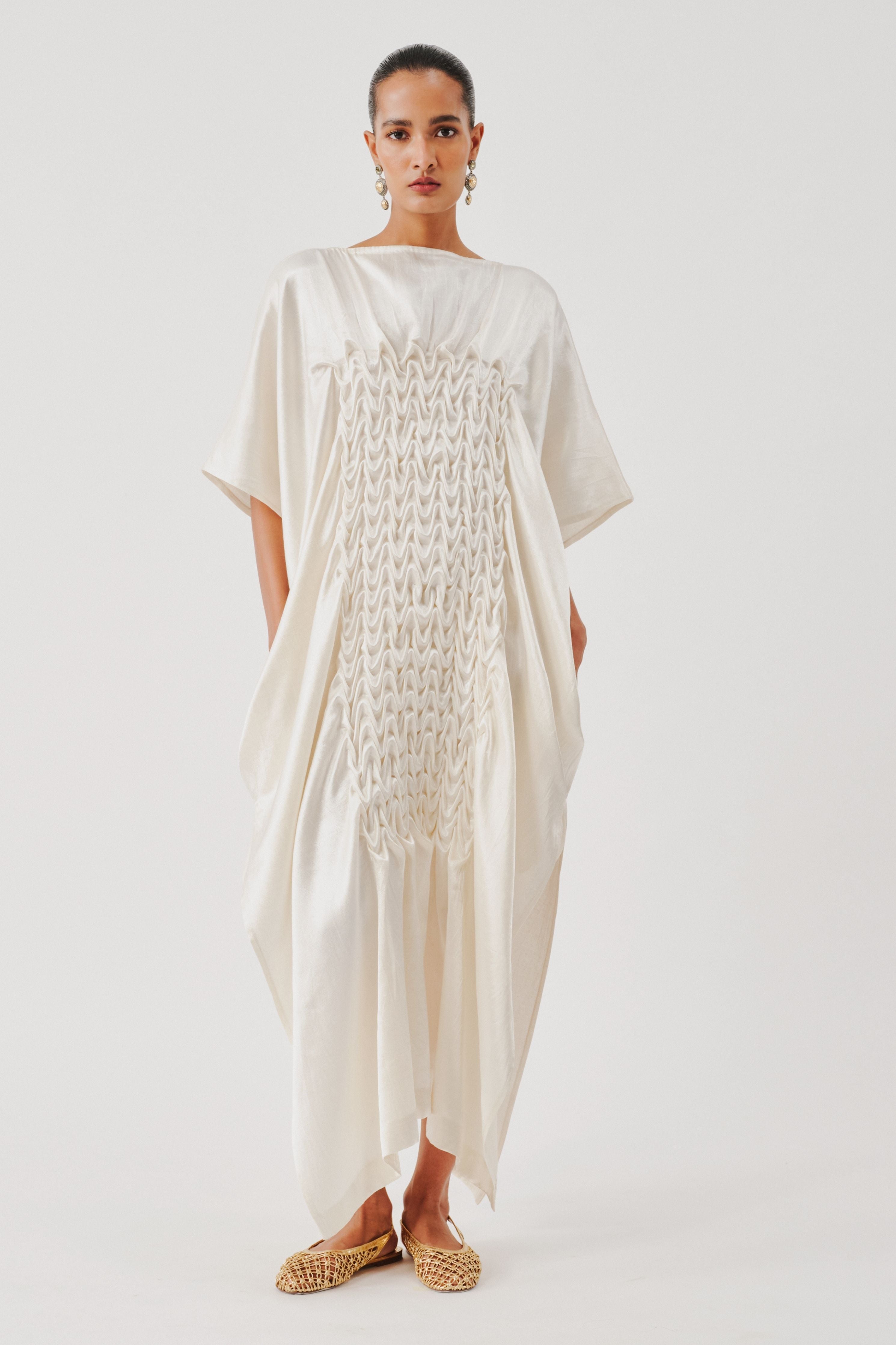 White Coral Dress