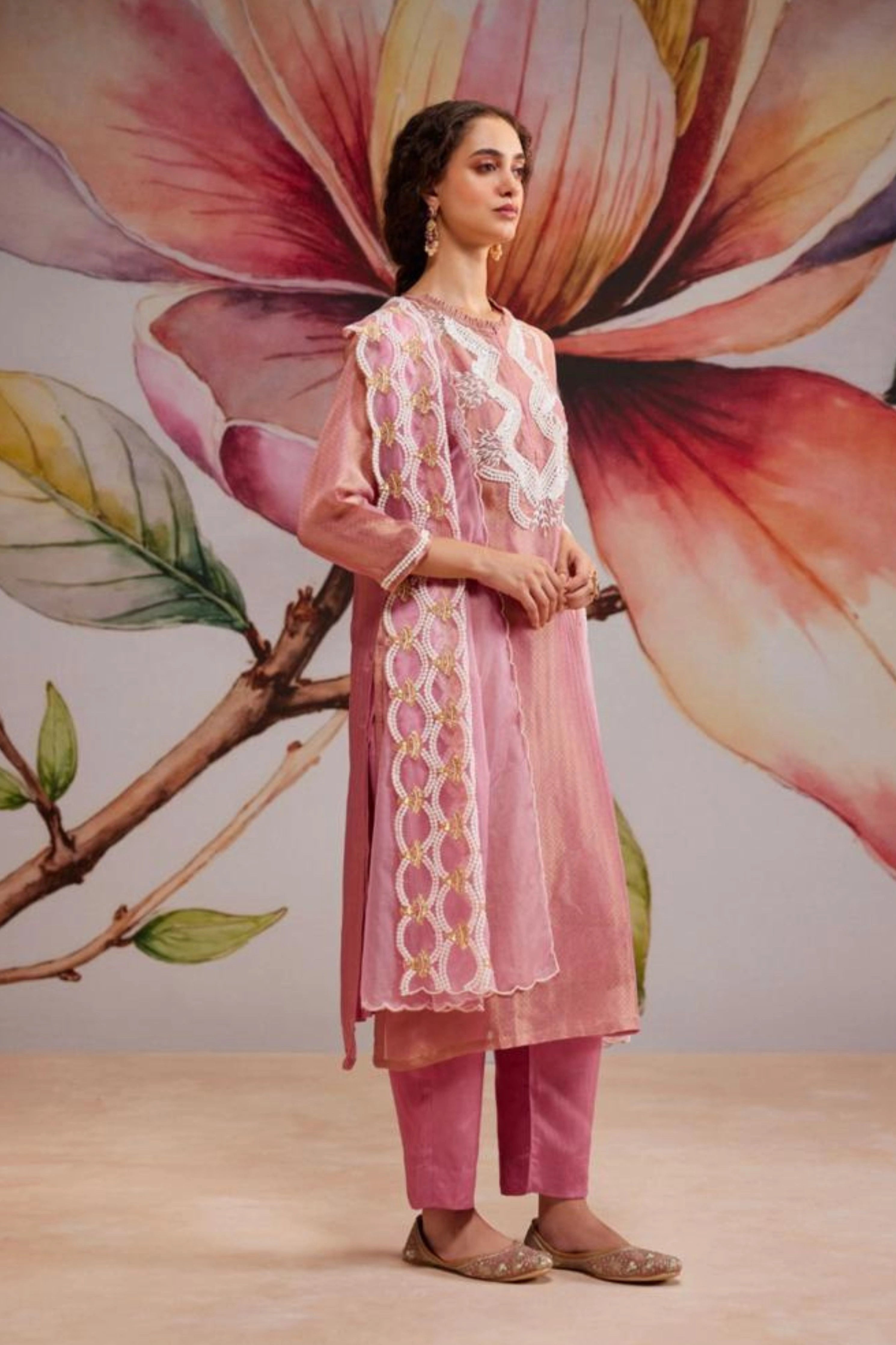 Pink Kurta Set
