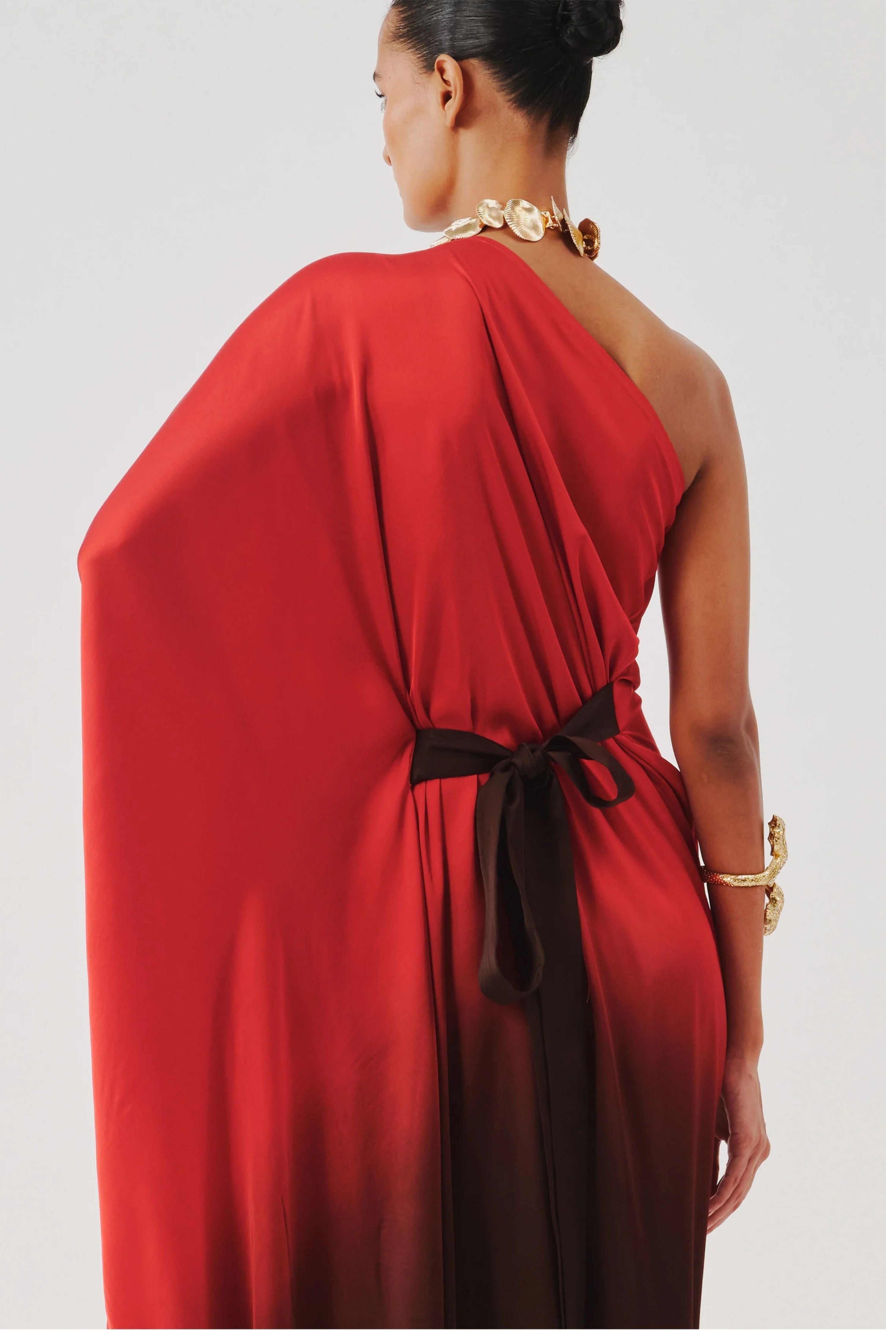 Burning Crimson Kaftan