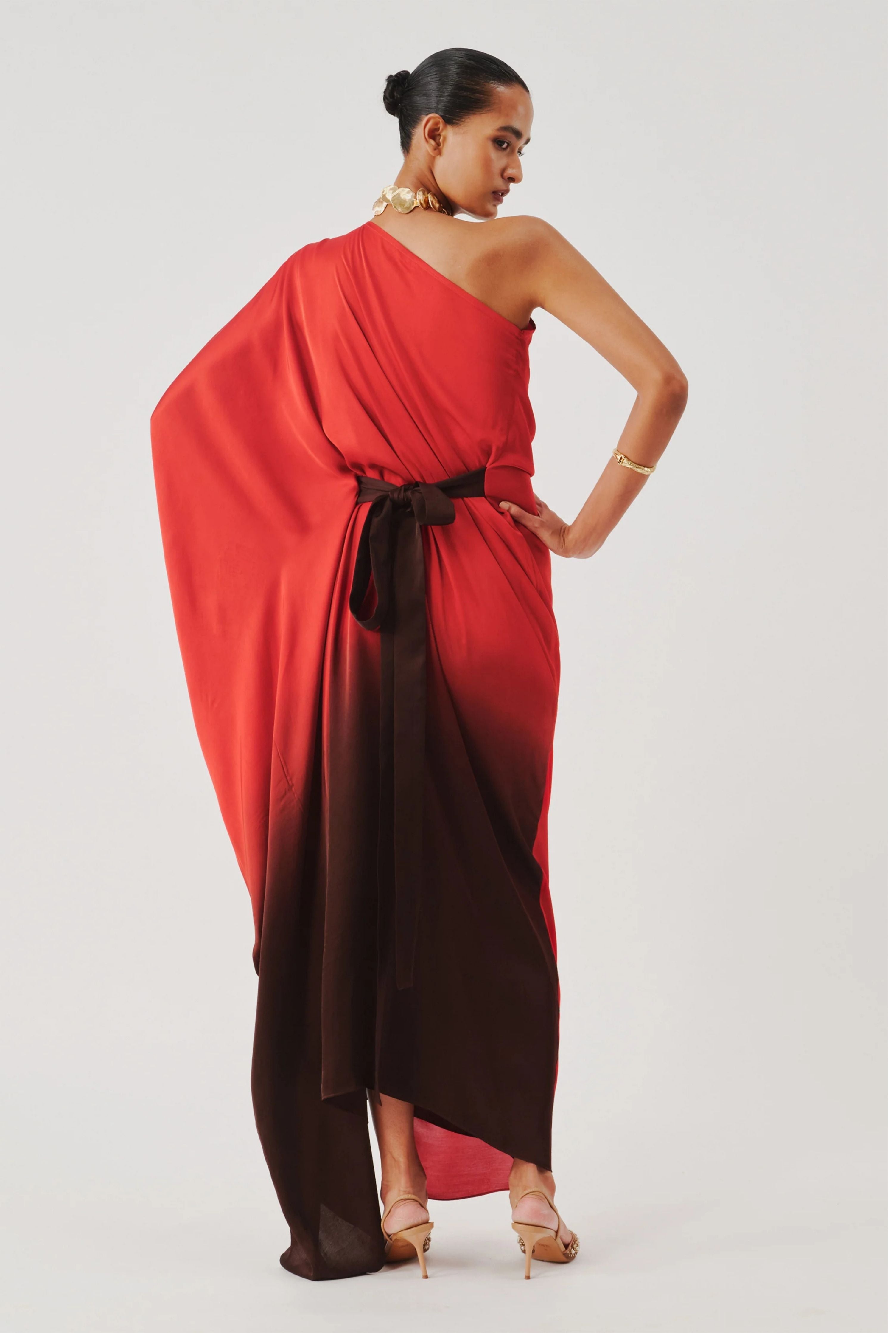 Burning Crimson Kaftan