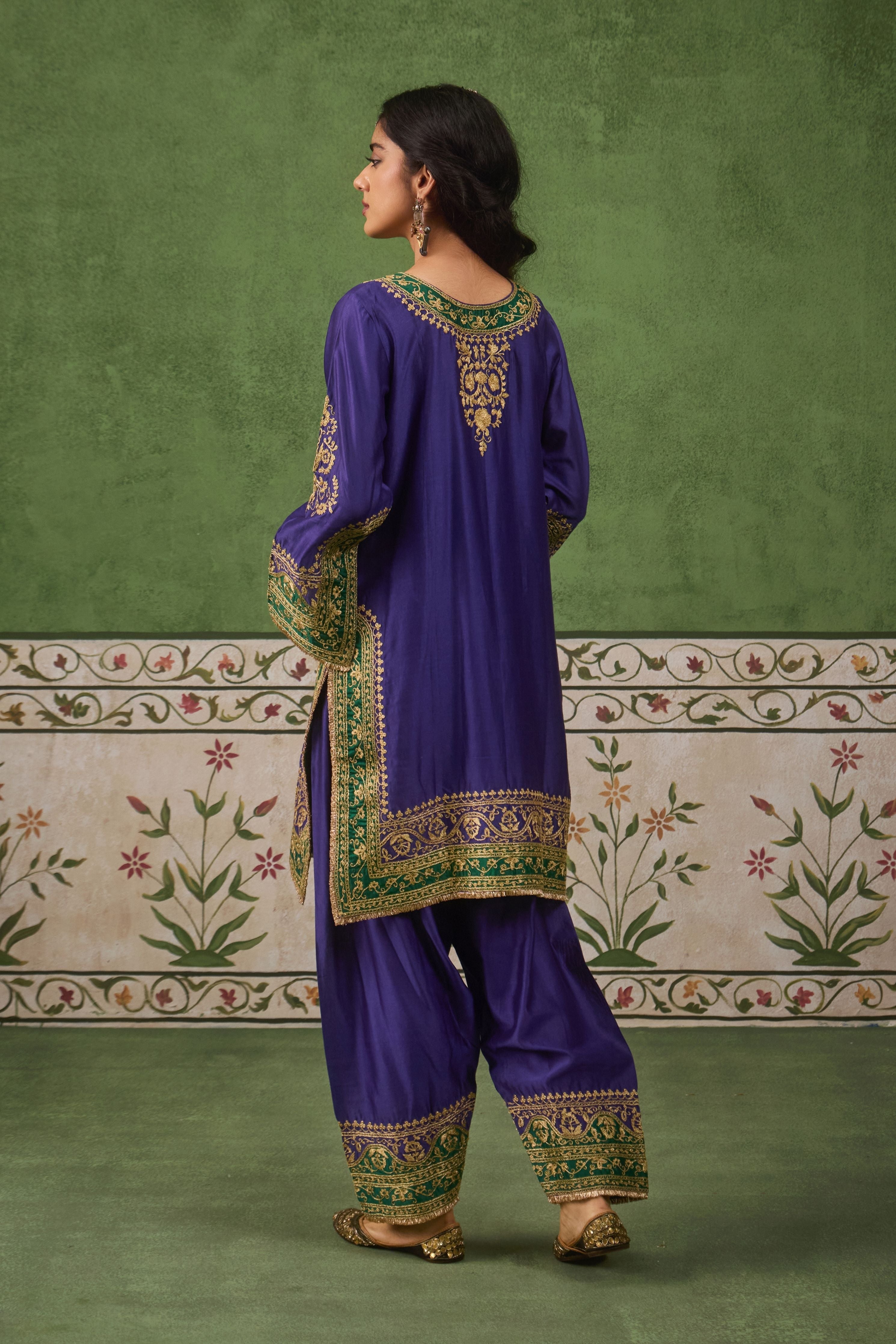 Inayat 2.0 Blue Green Kurta Set