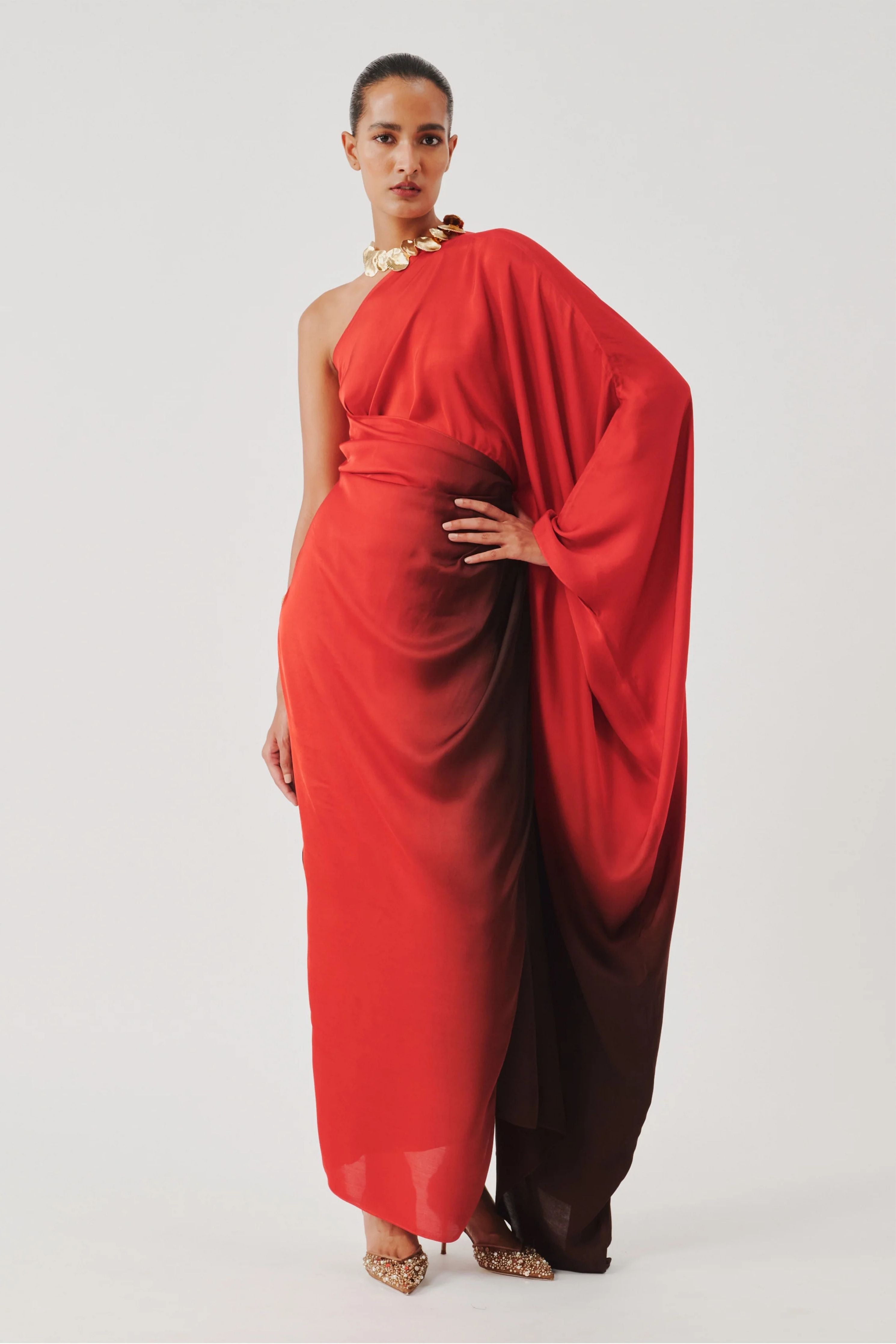Burning Crimson Kaftan