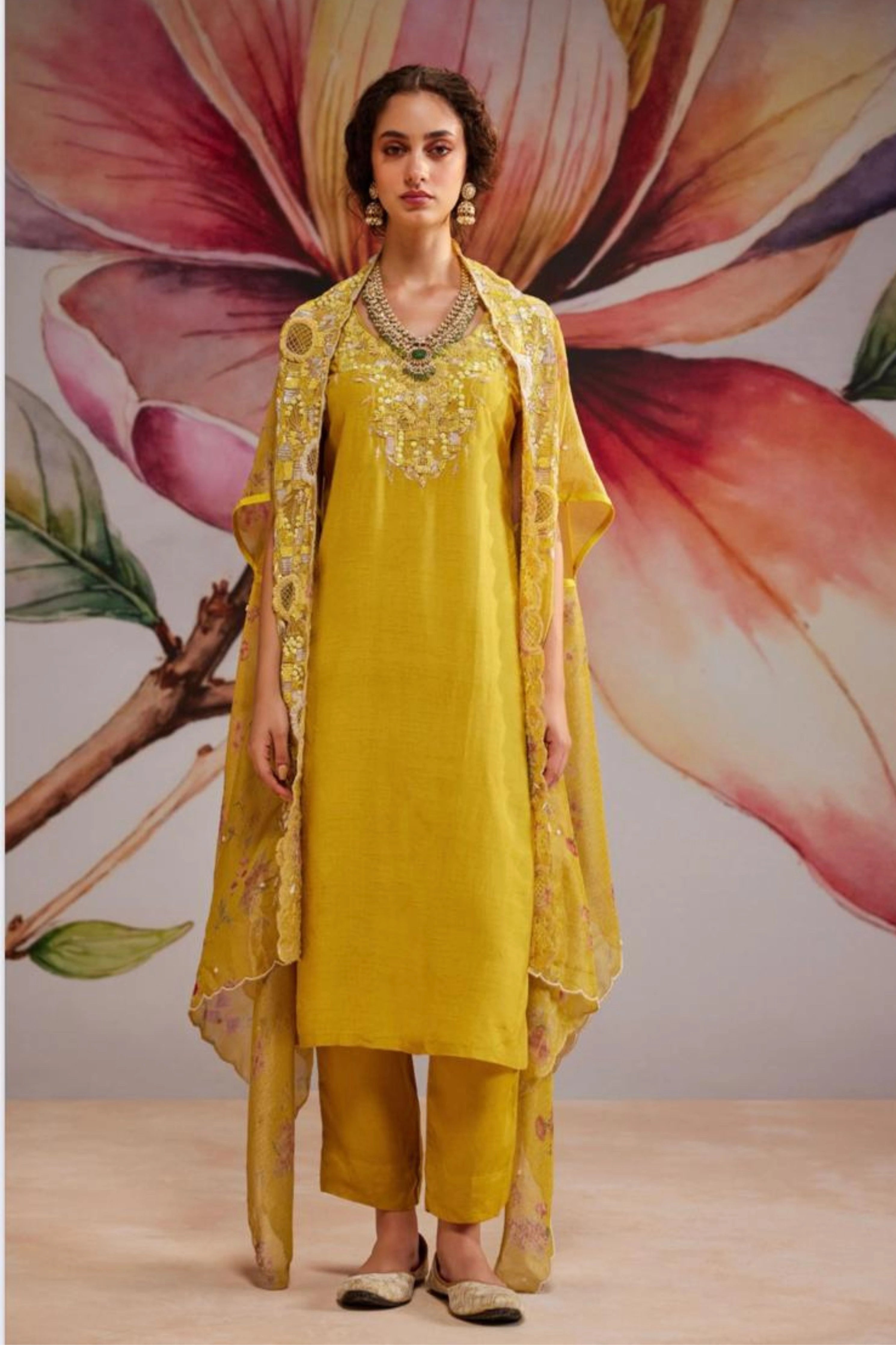 Yellow Kurta Set