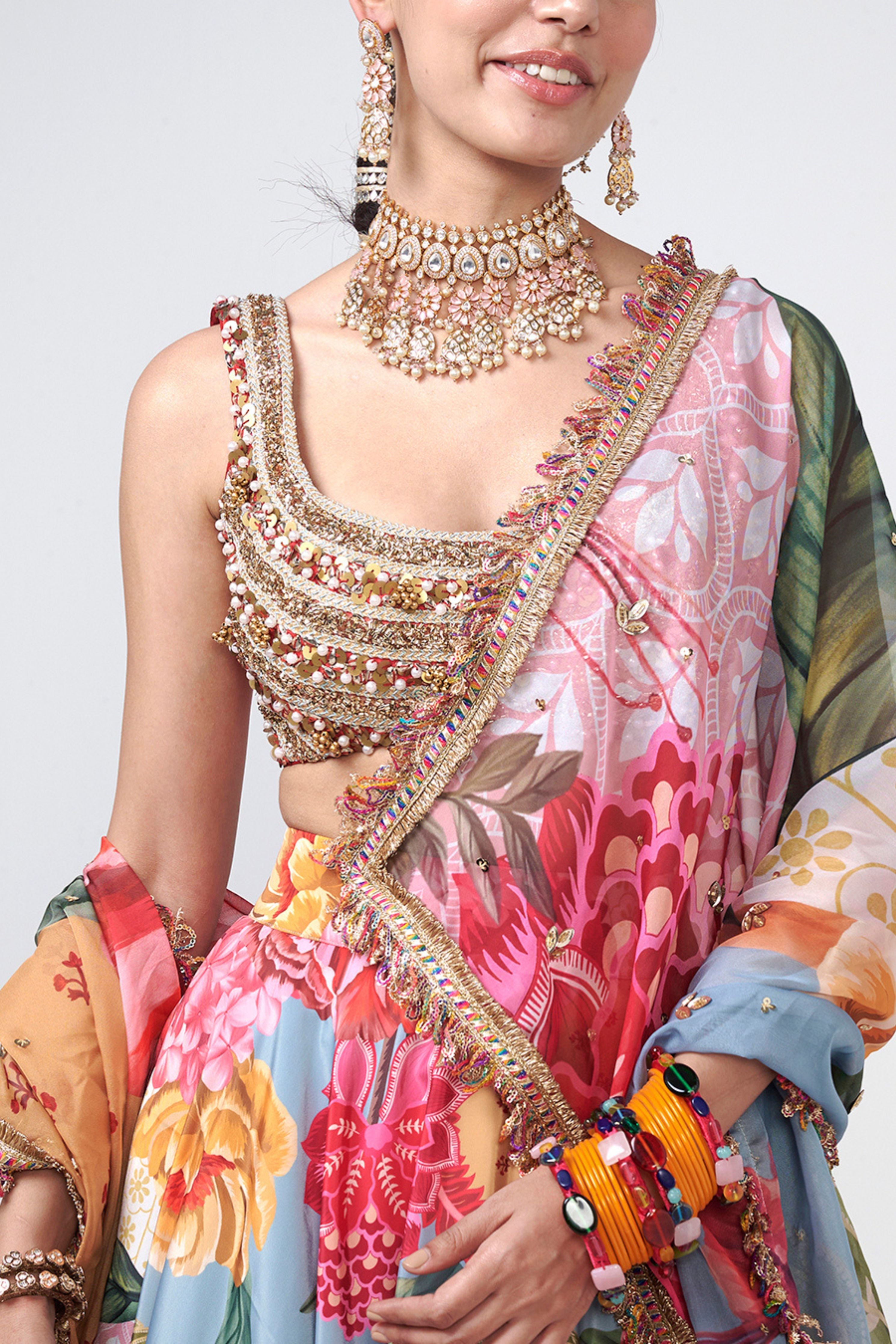 Gul-Bagh Lehenga Set