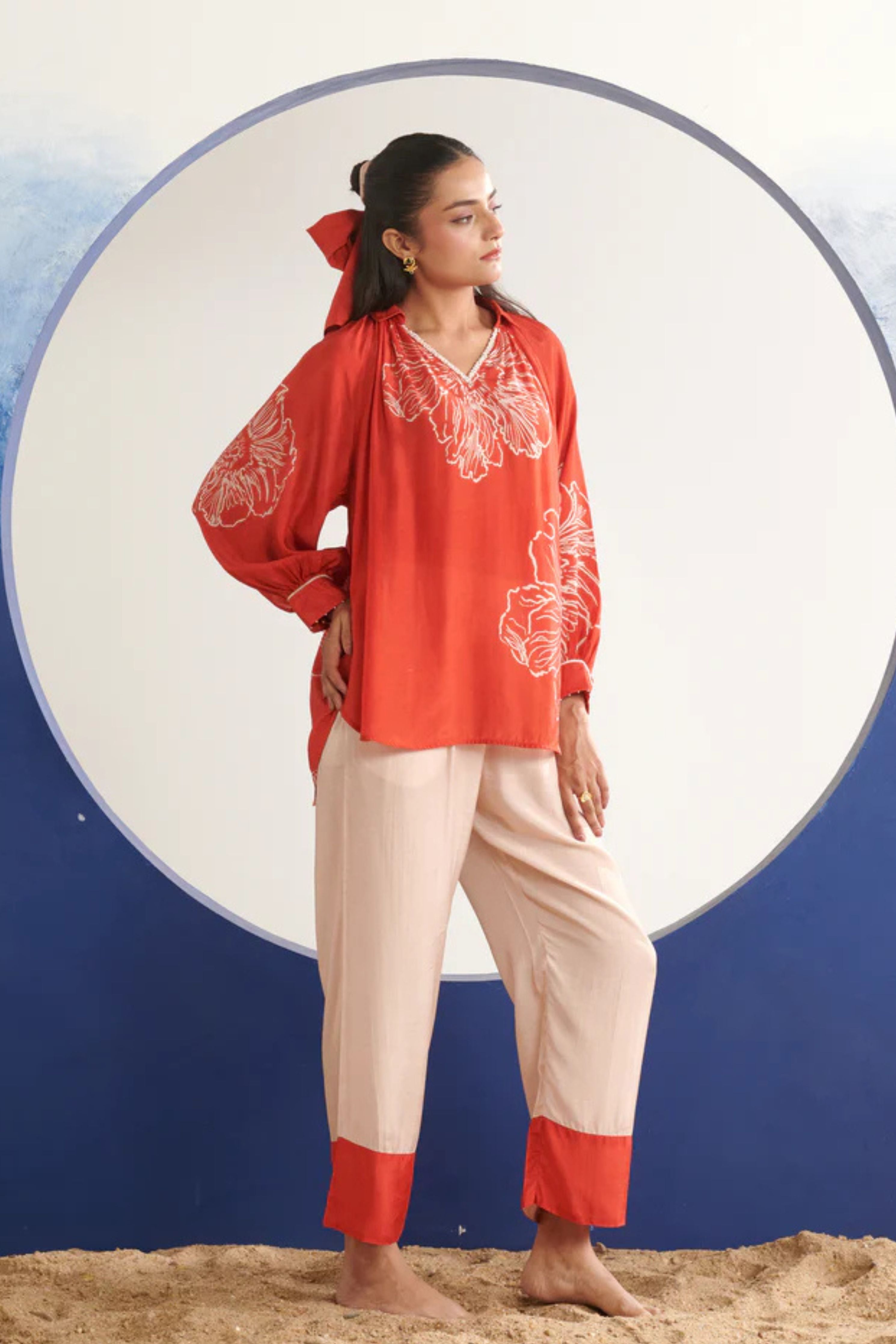 Alaya Coral Top
