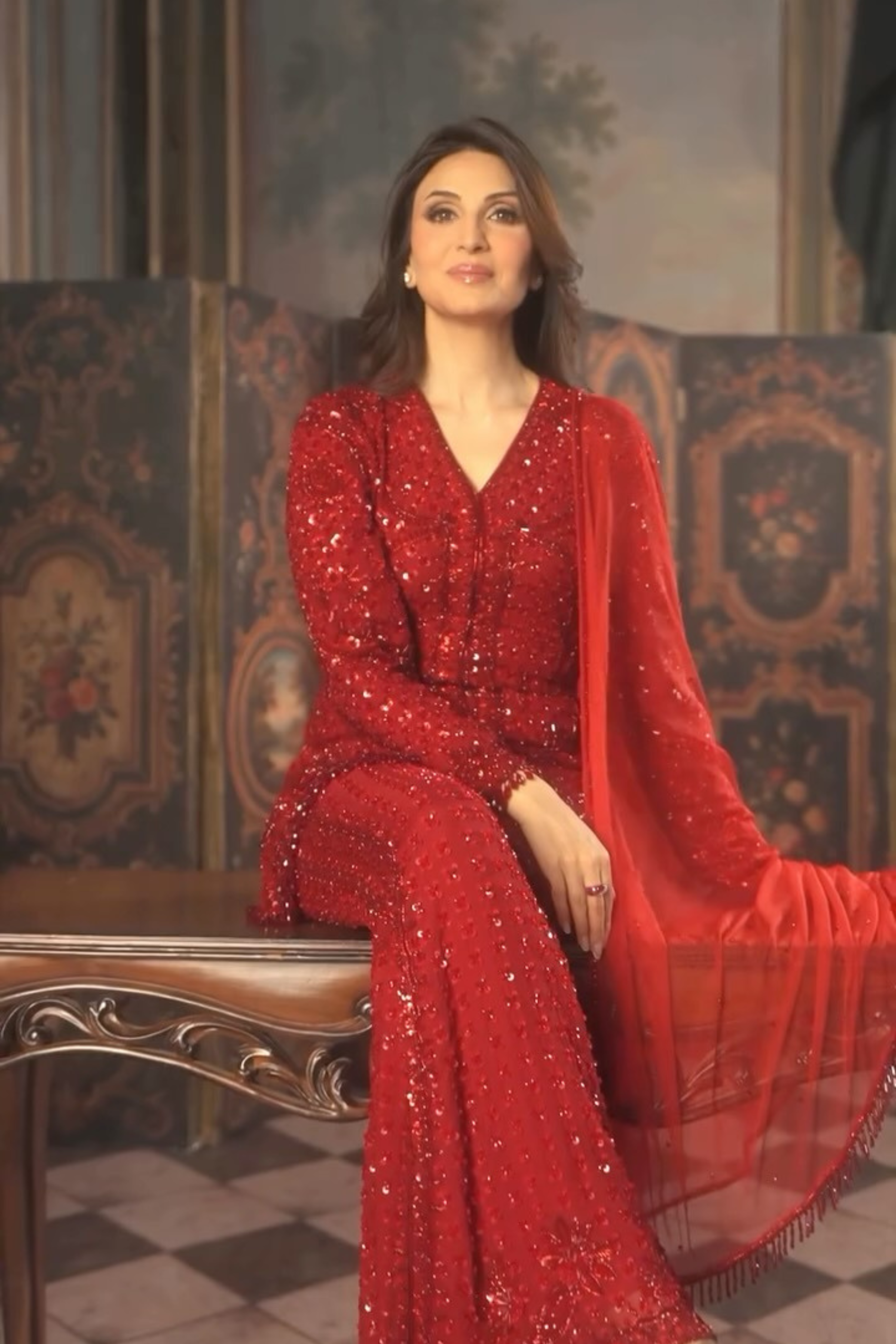 Riddhima Kapoor Sahni In Divinity Sharara Set