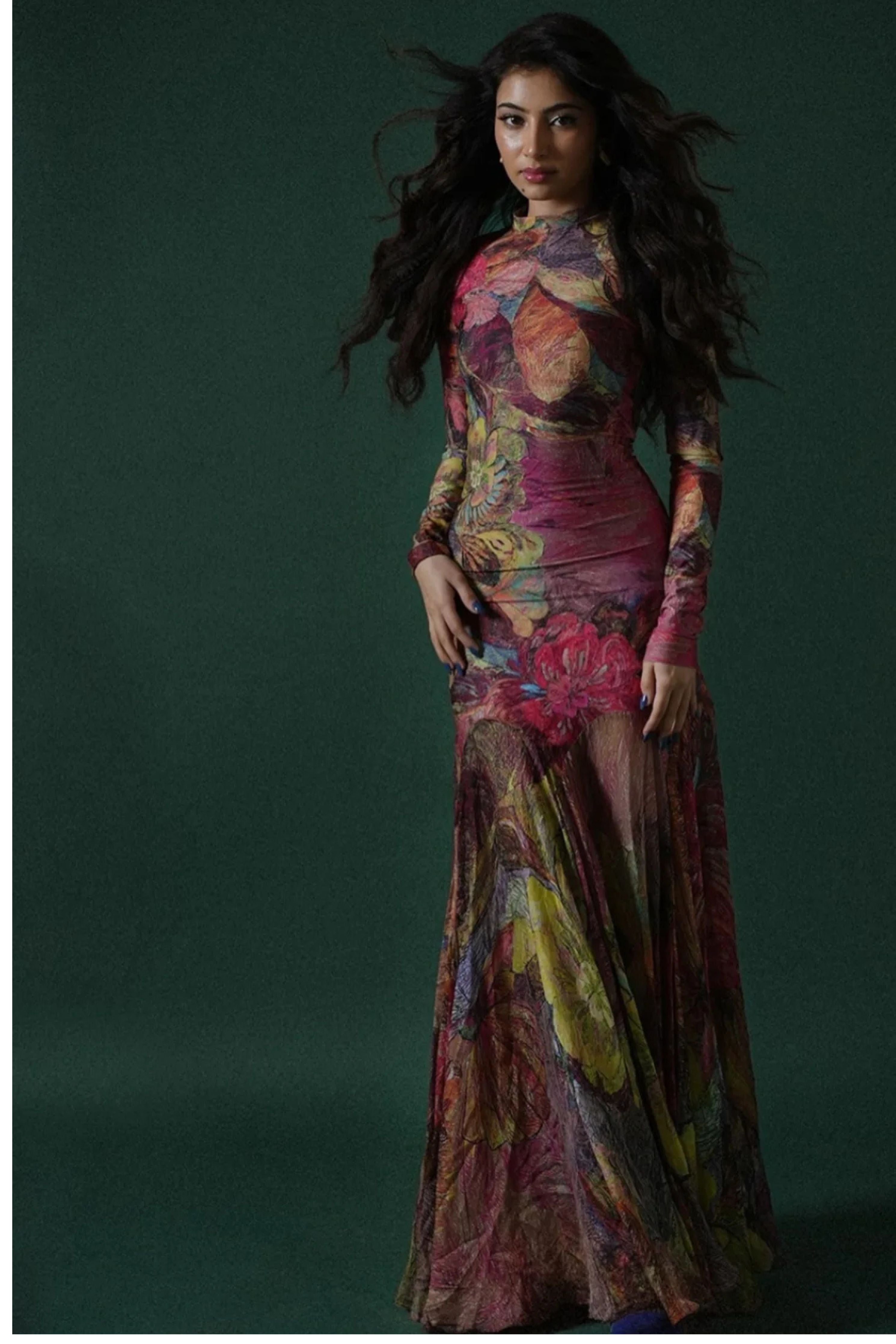 Sara Anjum In Maeva Dress