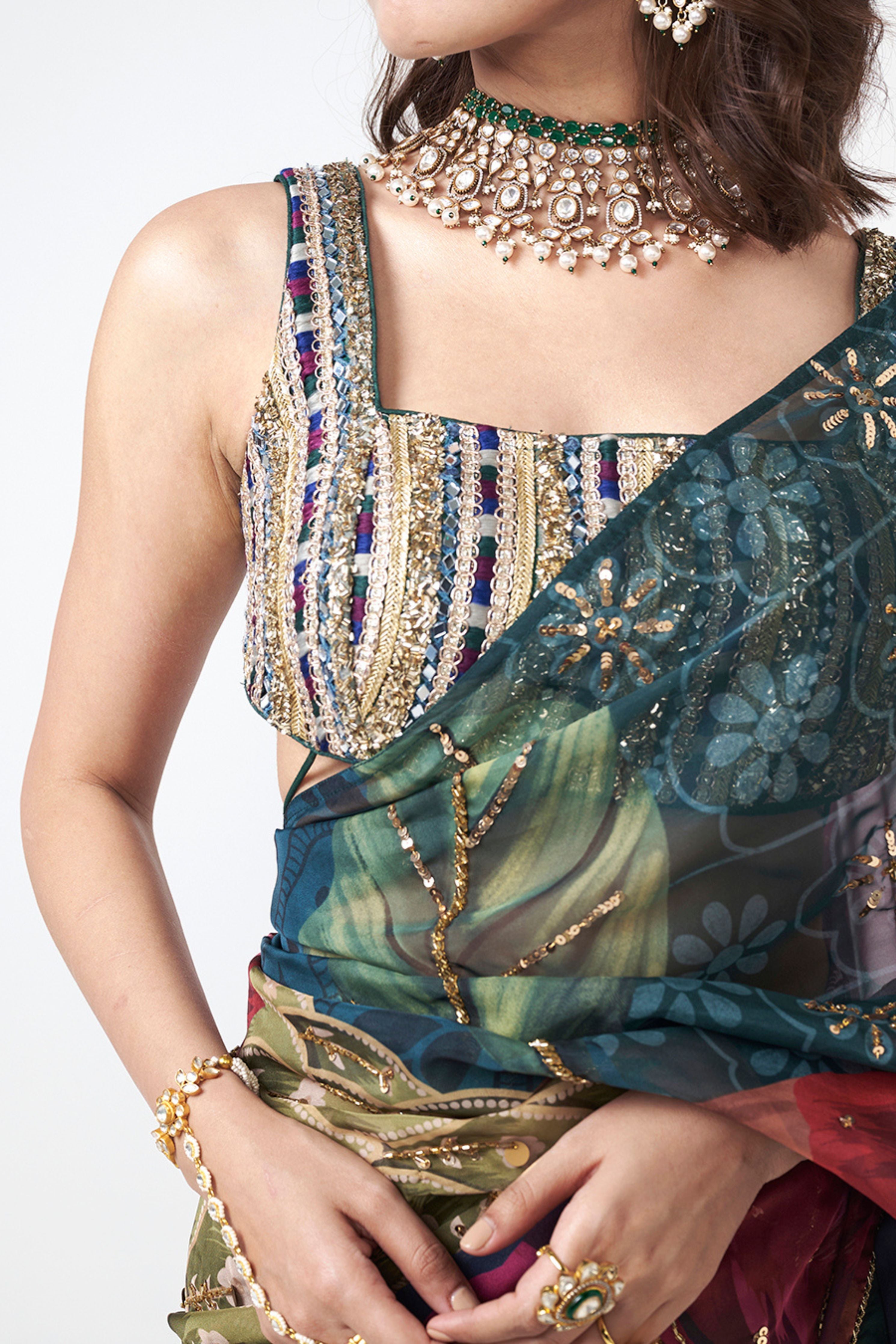Corbet Glam Wrap Saree
