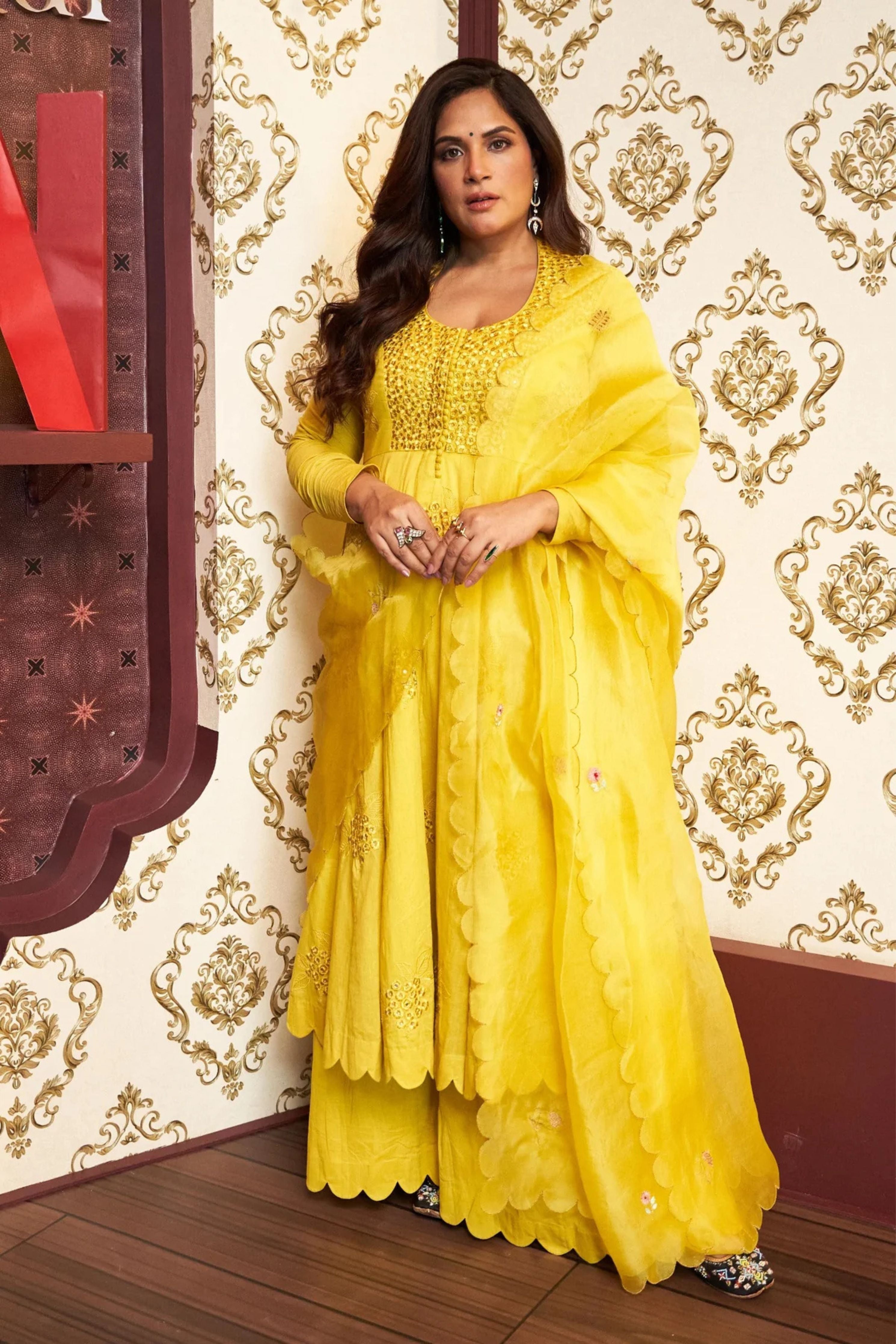Richa Chadha In  AMALTAAS KALI KURTA