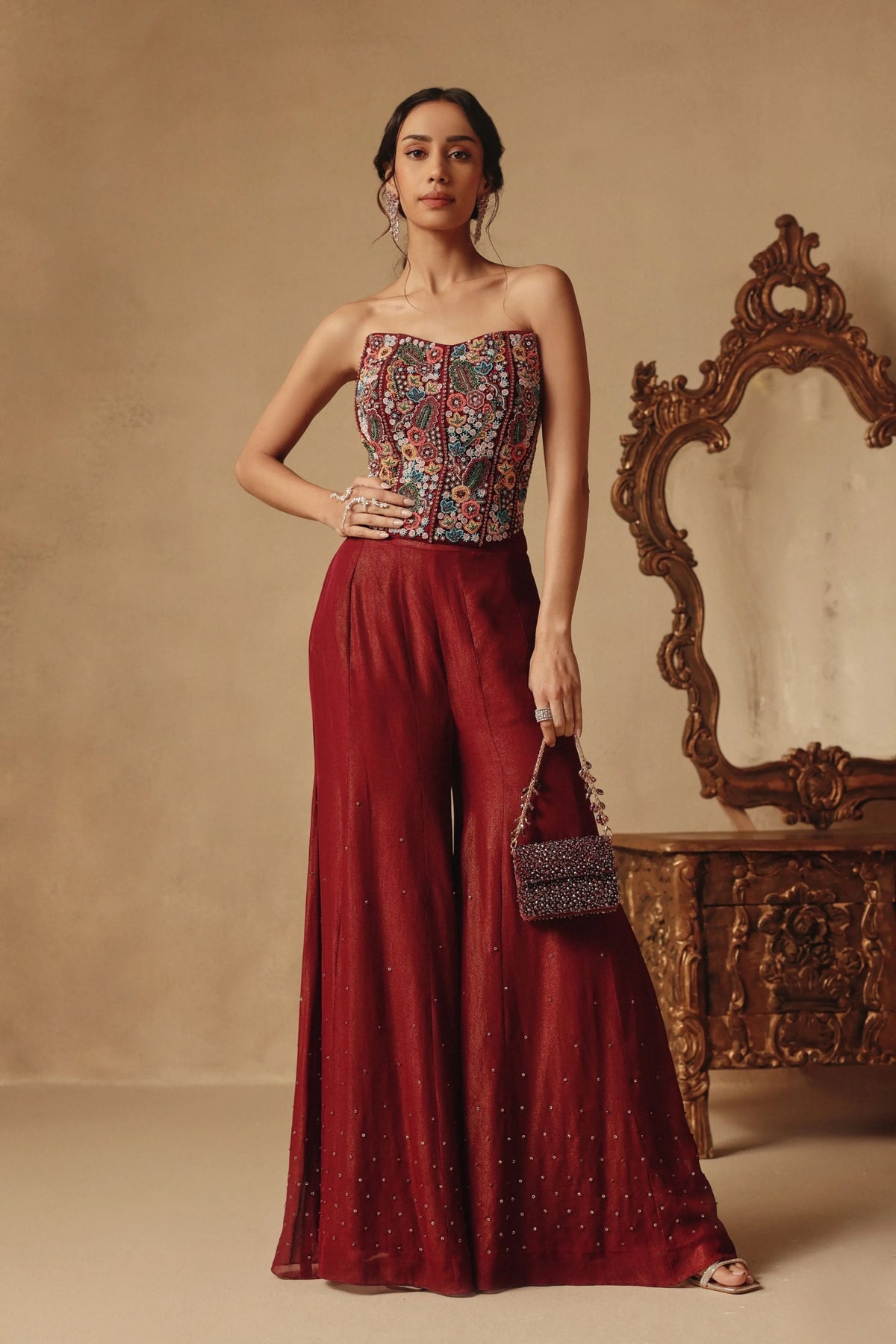 Aura Corset with Pants Set