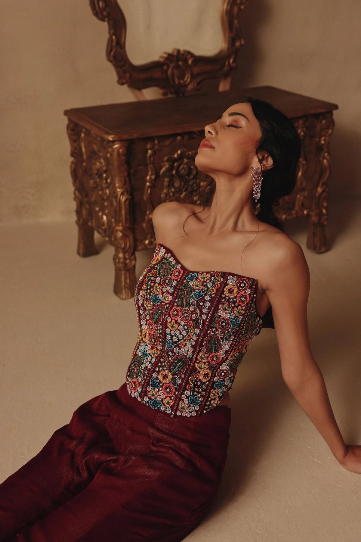 Aura Corset with Pants Set