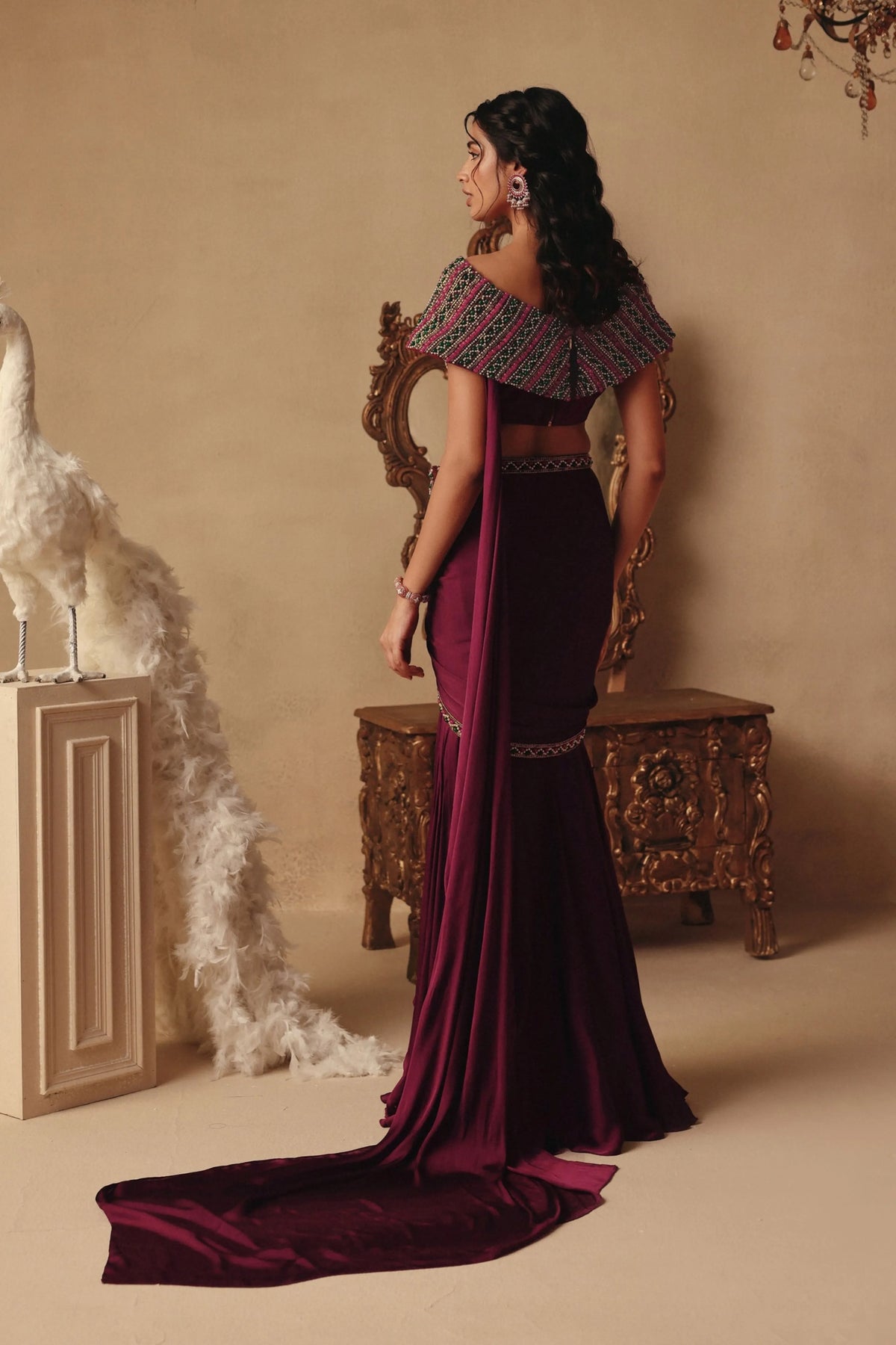 Halo Drape Skirt Set