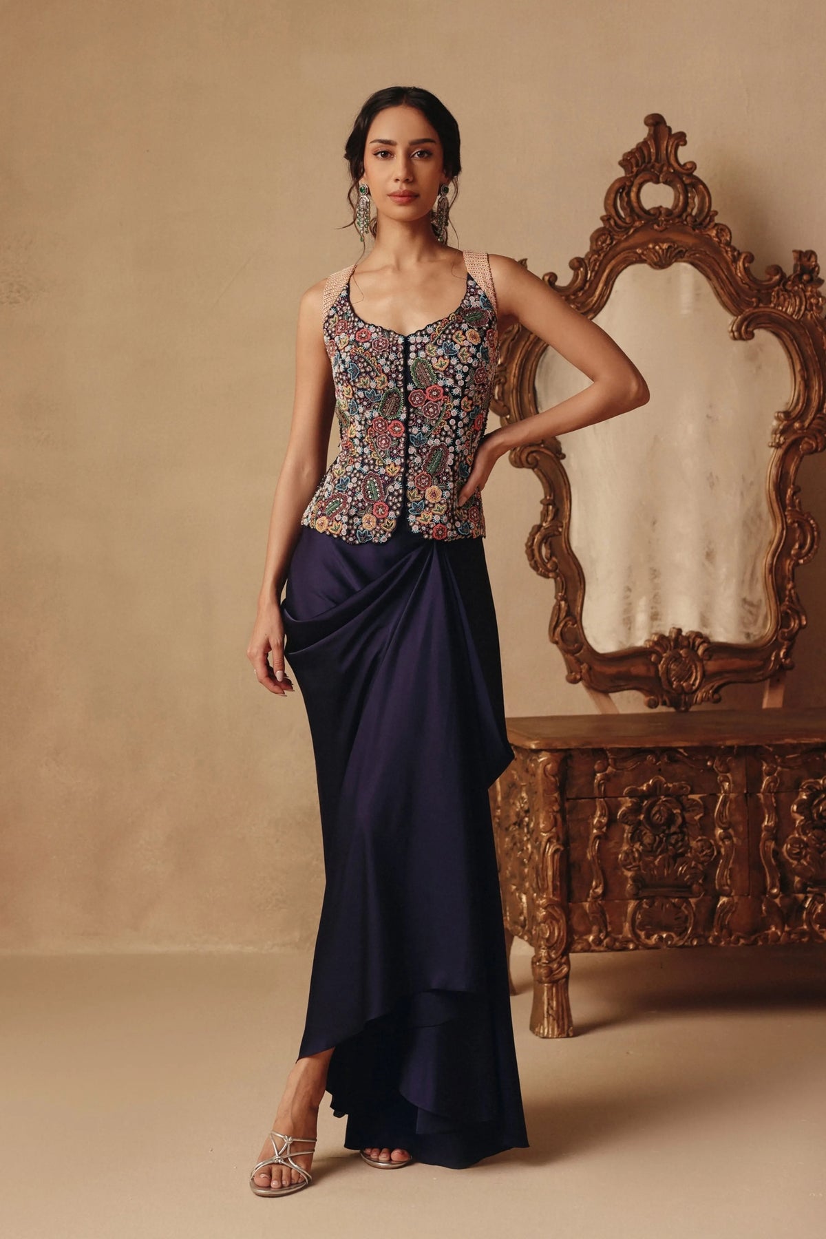Breeze Drape Skirt Set