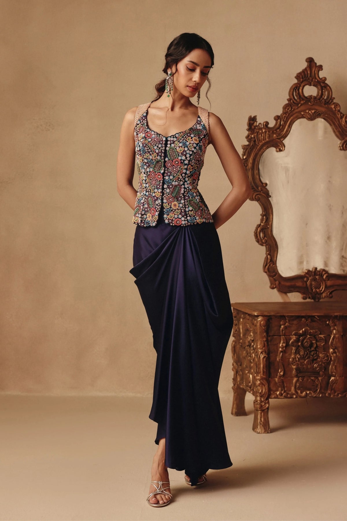 Breeze Drape Skirt Set