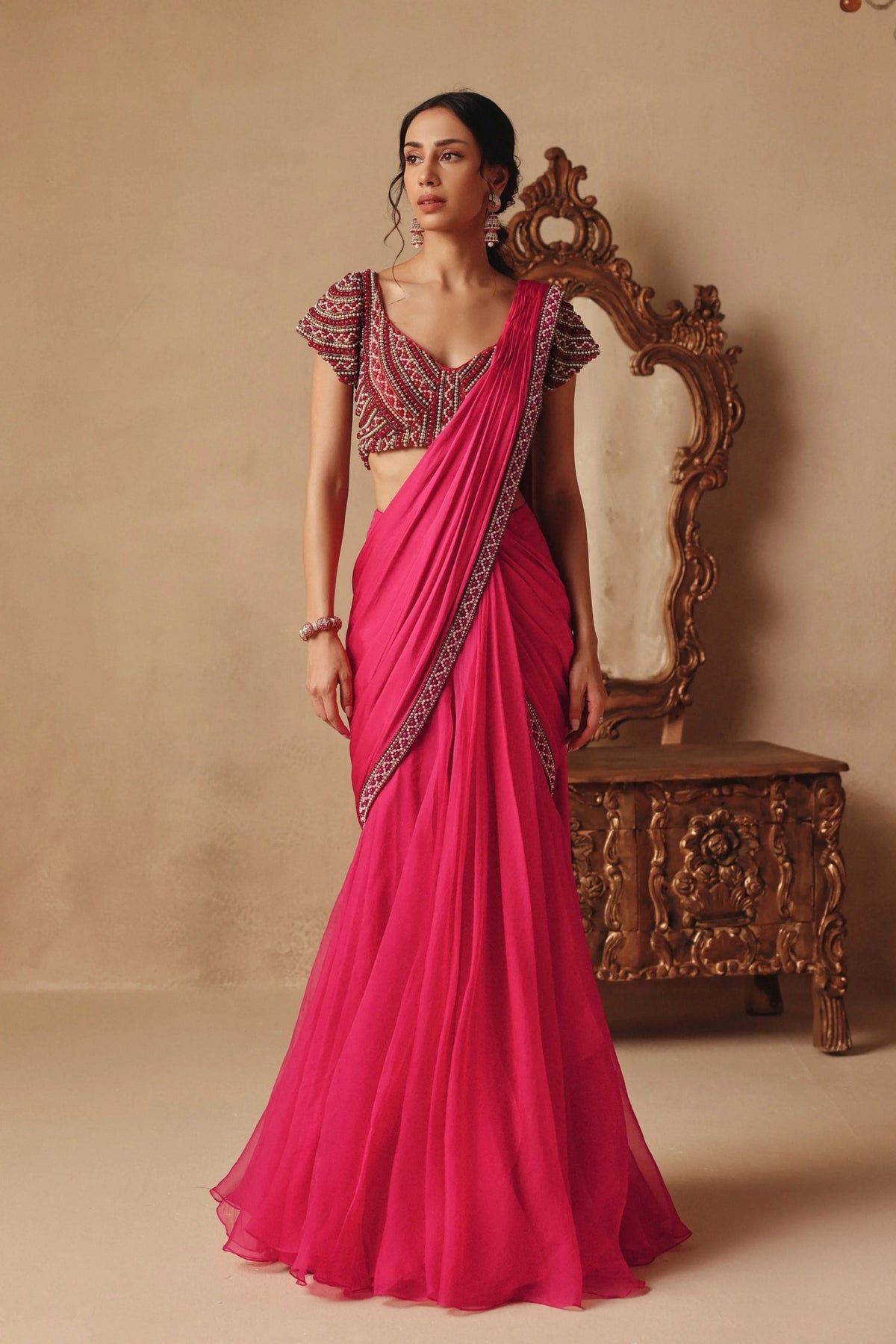 Lush Saree Set