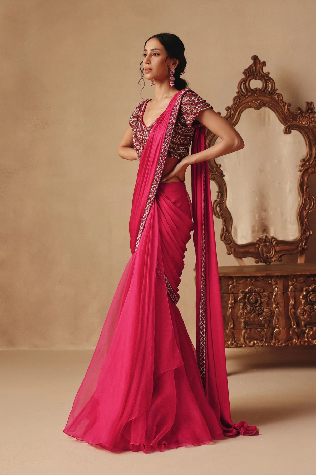 Lush Saree Set