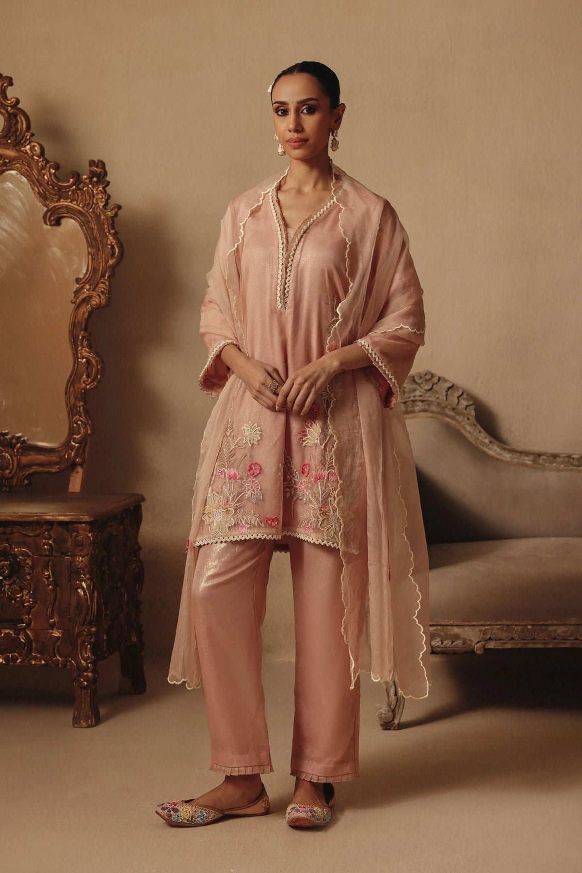 Blush Pink Kurta Set