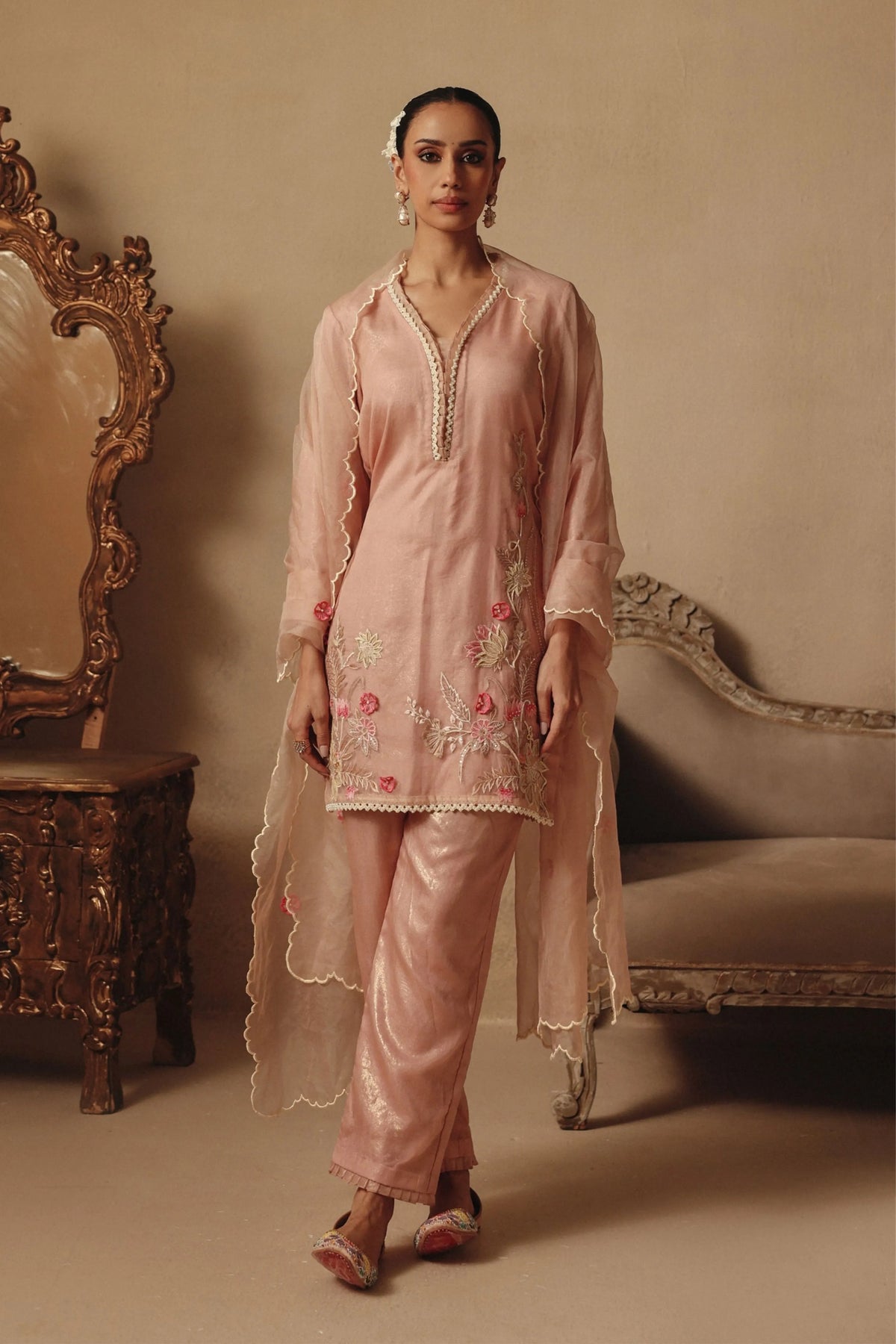 Blush Pink Kurta Set