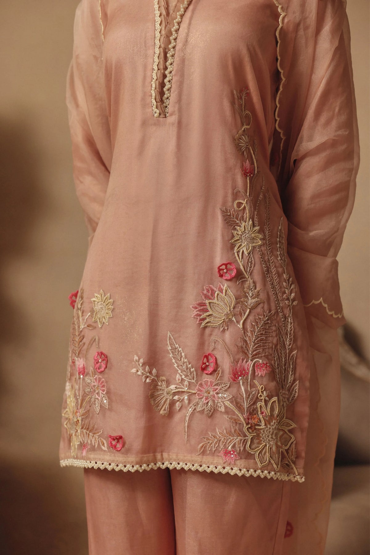 Blush Pink Kurta Set