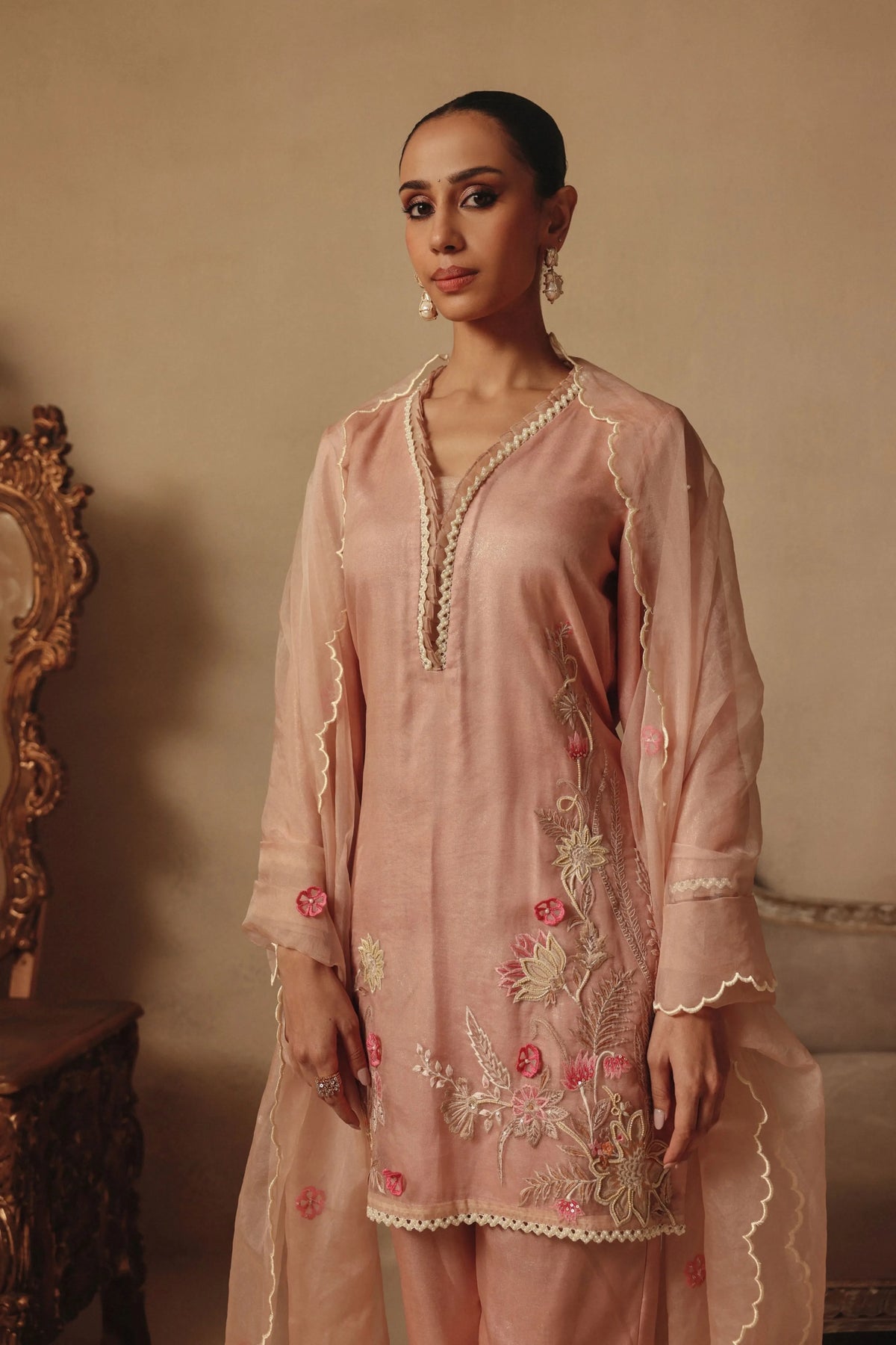 Blush Pink Kurta Set