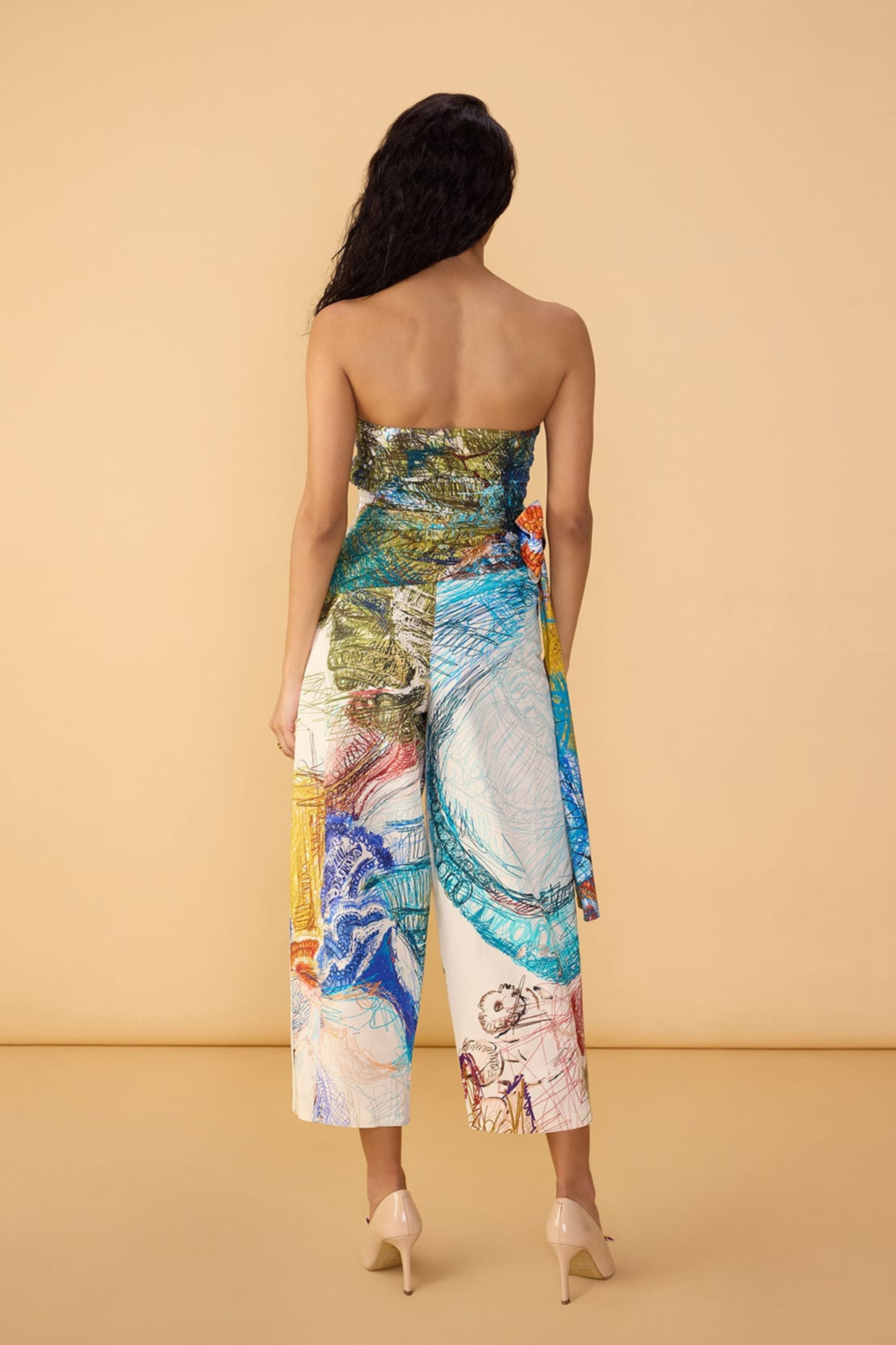 Amina Blouse With Loly Trousers