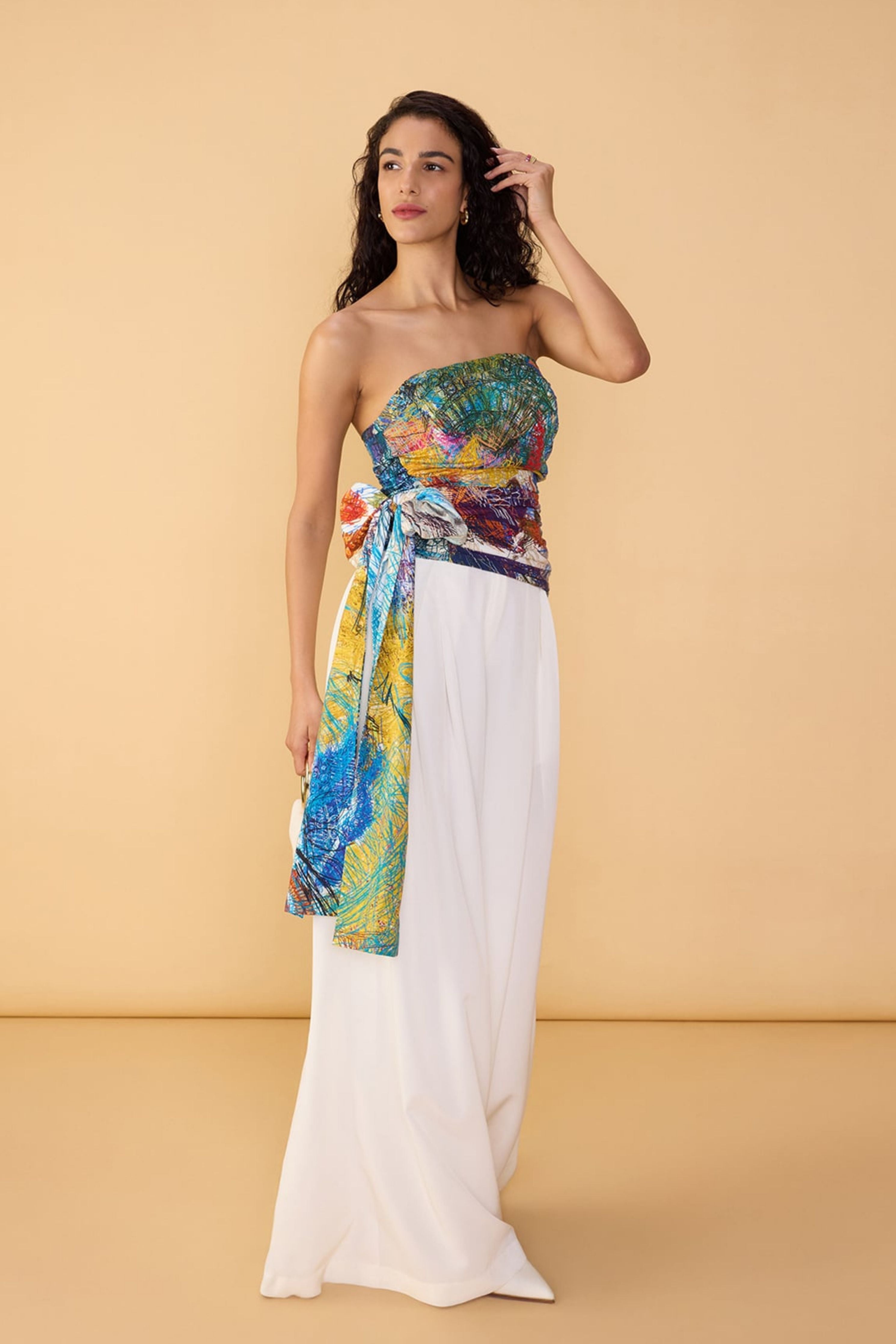 Amina Blouse With Saylor Palazzo