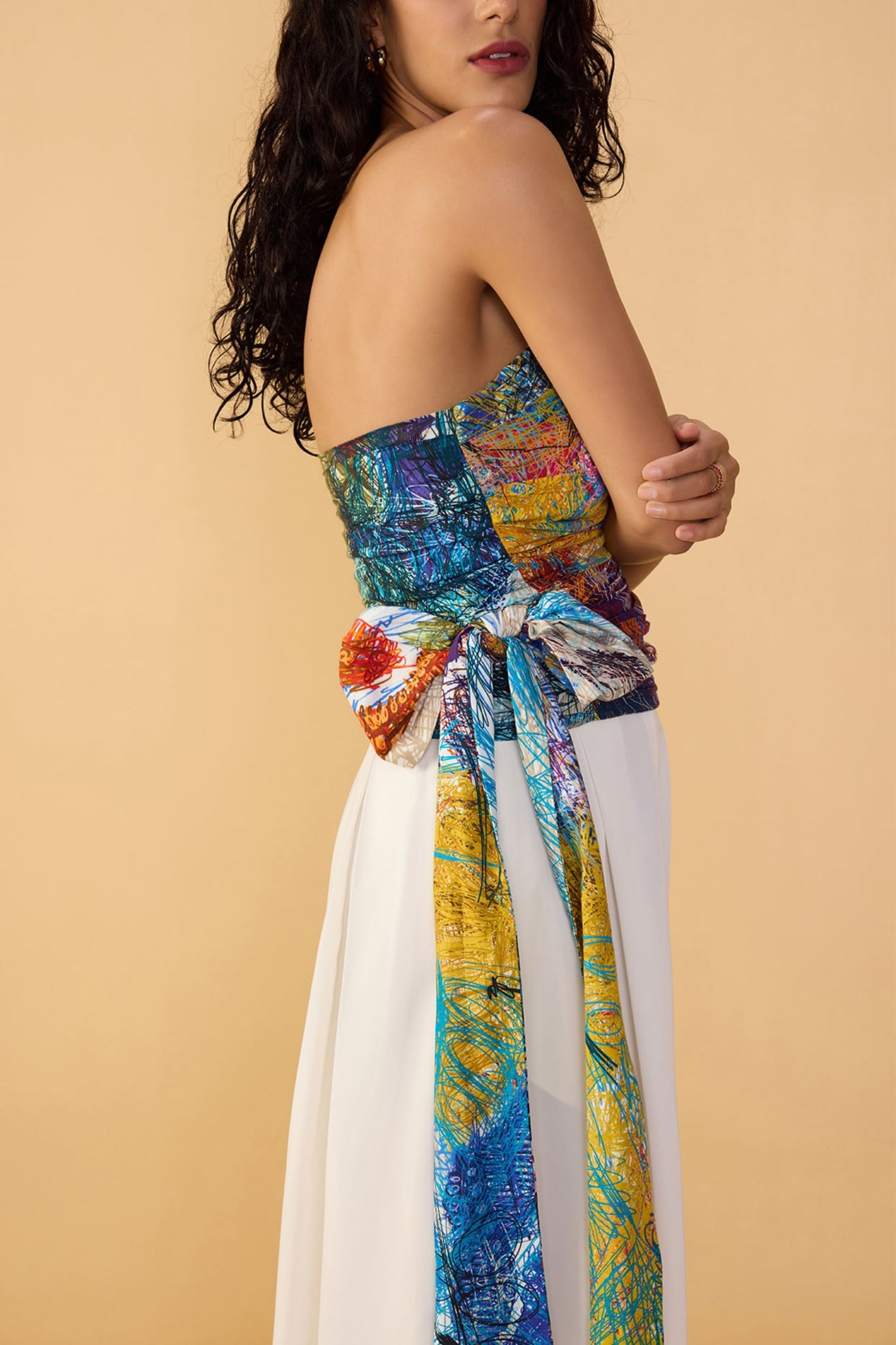 Amina Blouse With Saylor Palazzo