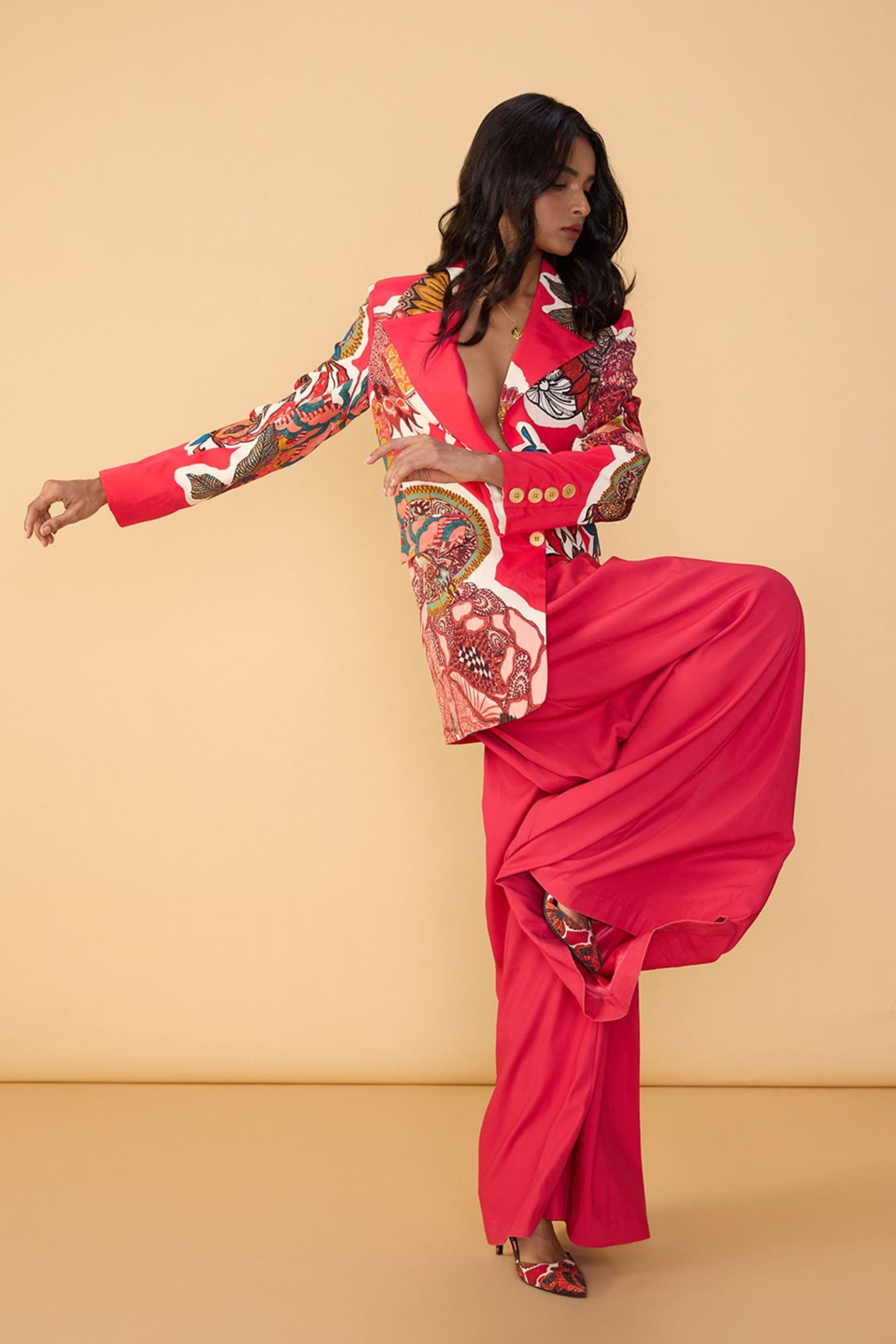 Mac Blazer With Saylor Palazoo