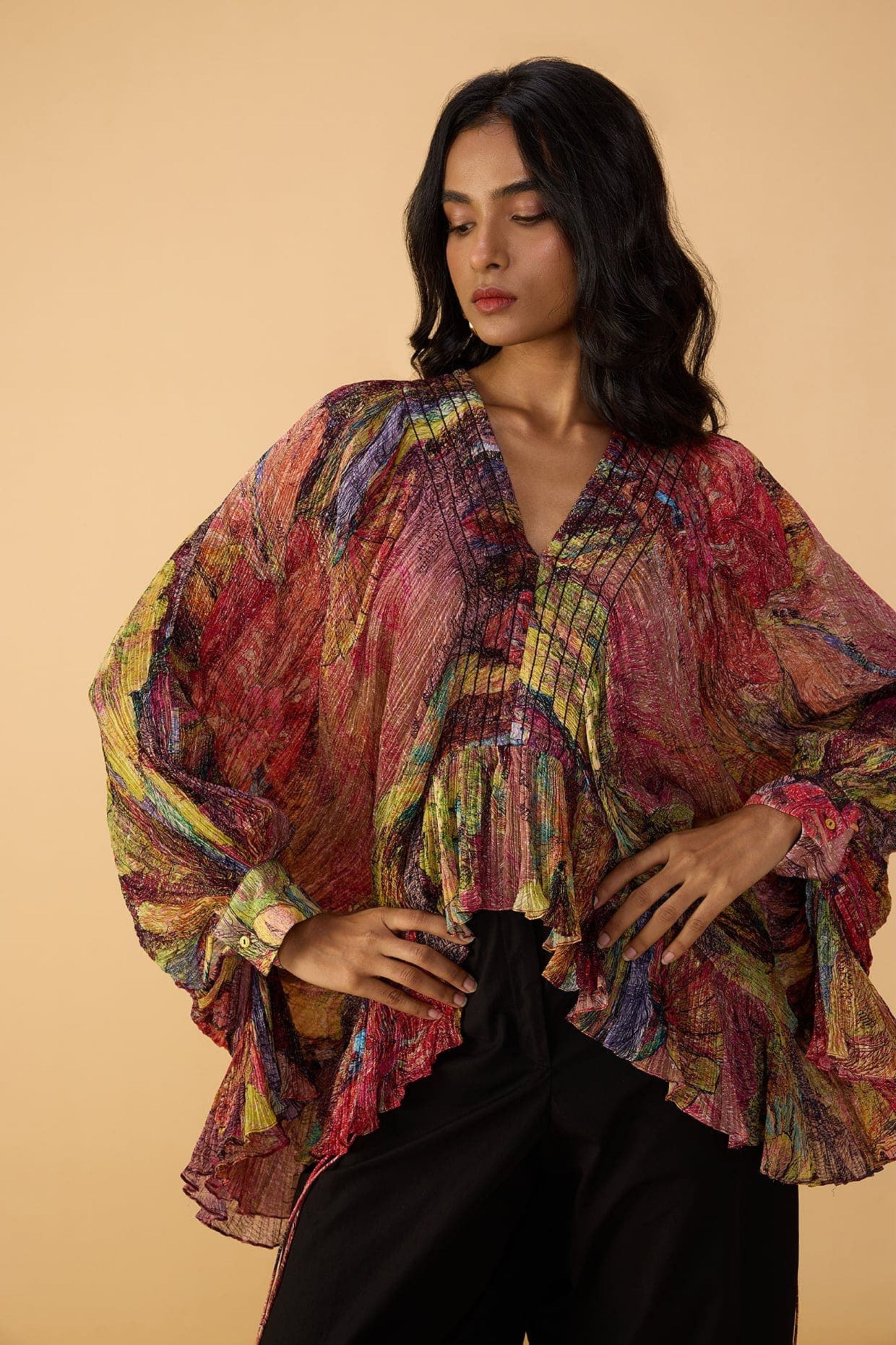 Heather Blouse With Loly Trousers