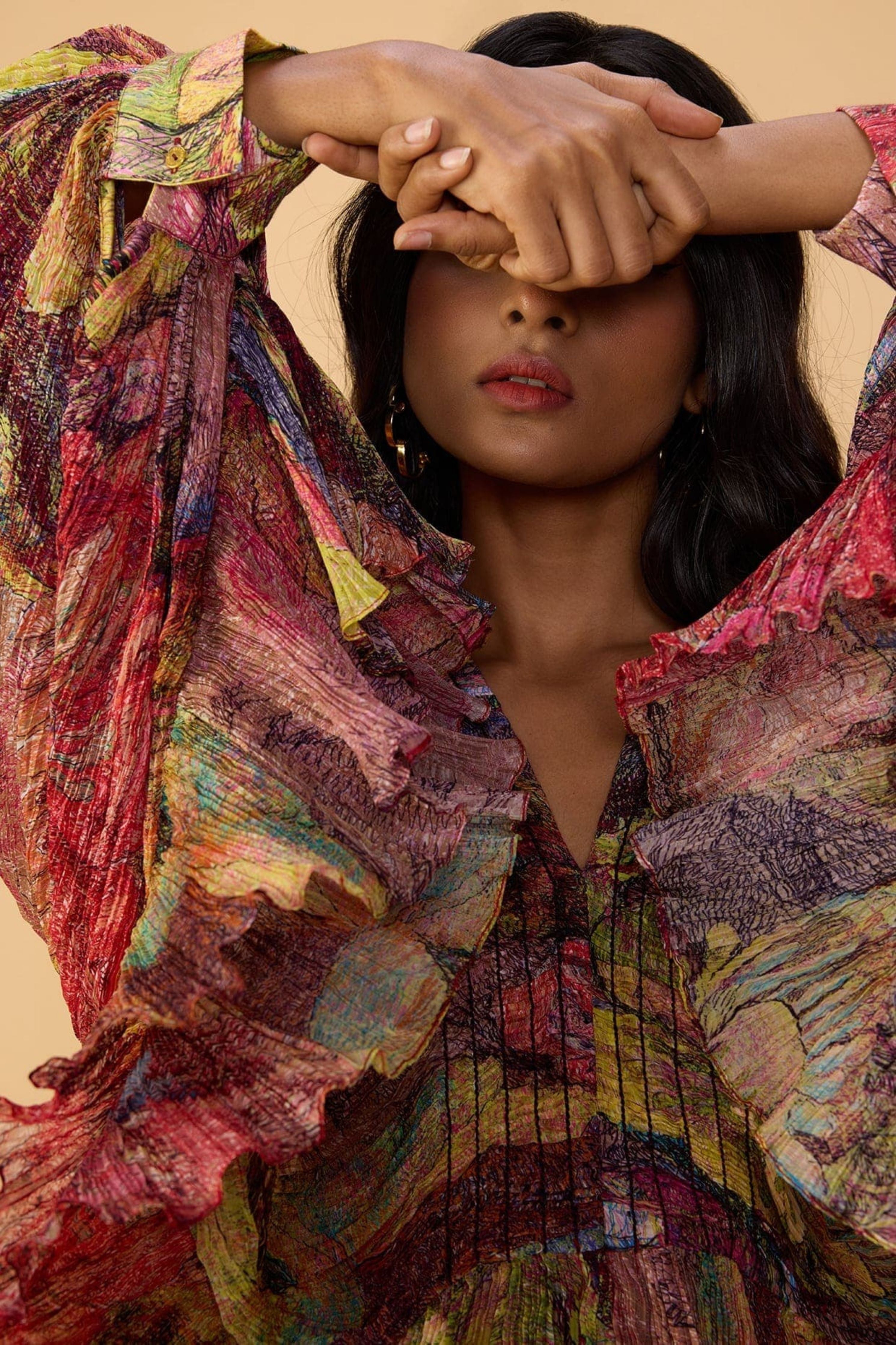 Heather Blouse With Loly Trousers