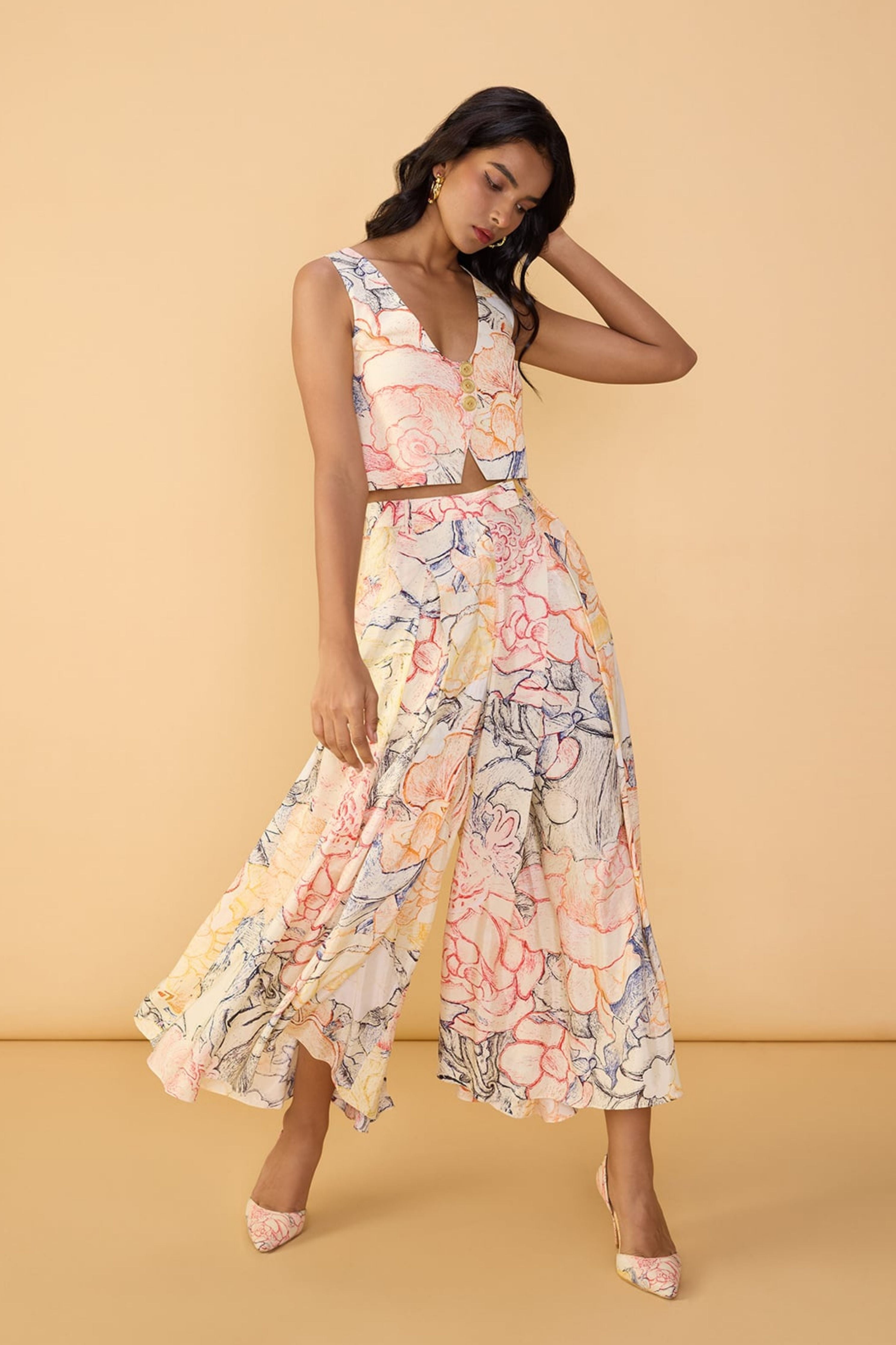 Delfie Waistcoat With Polina Trousers