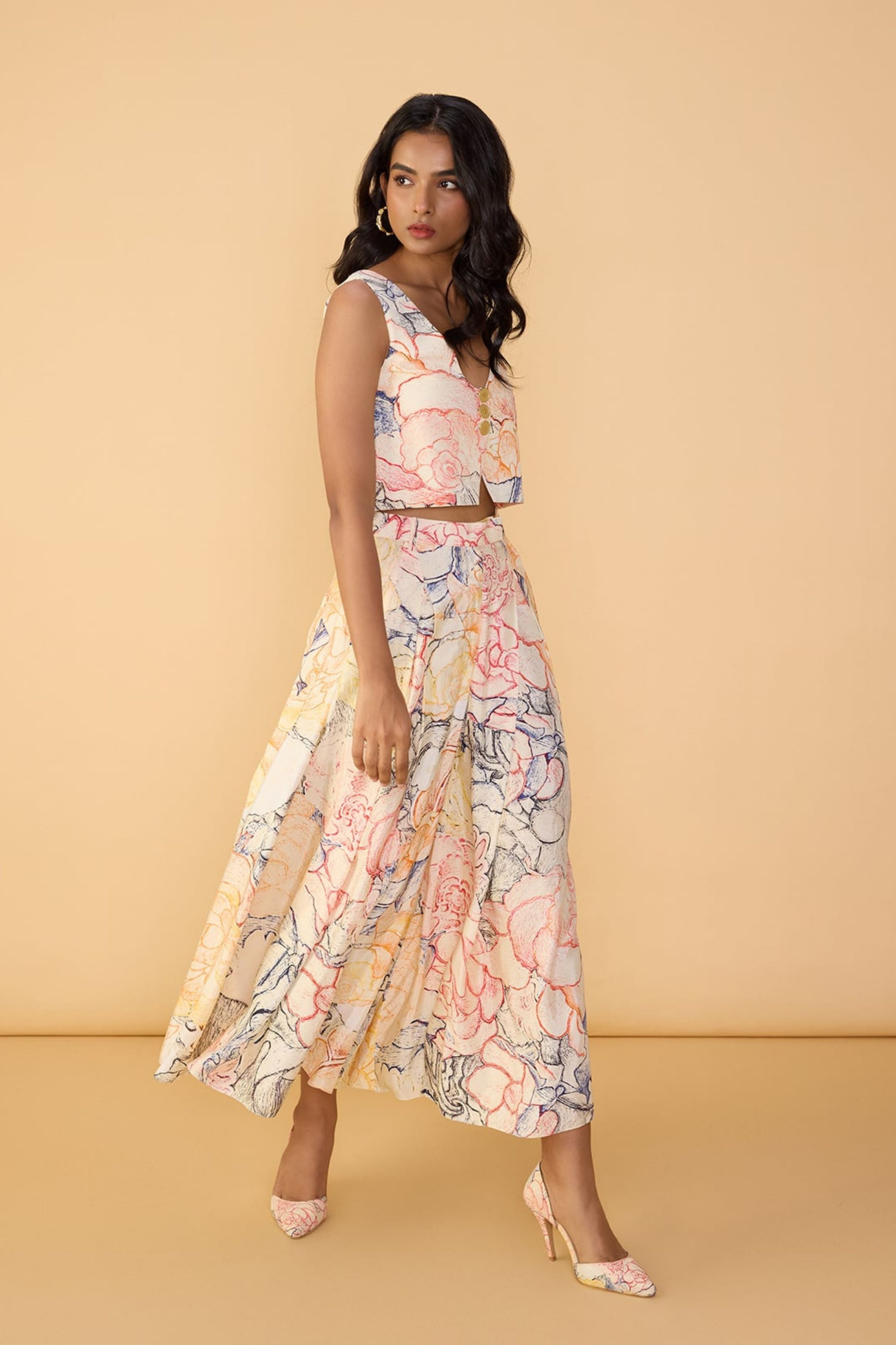 Delfie Waistcoat With Polina Trousers