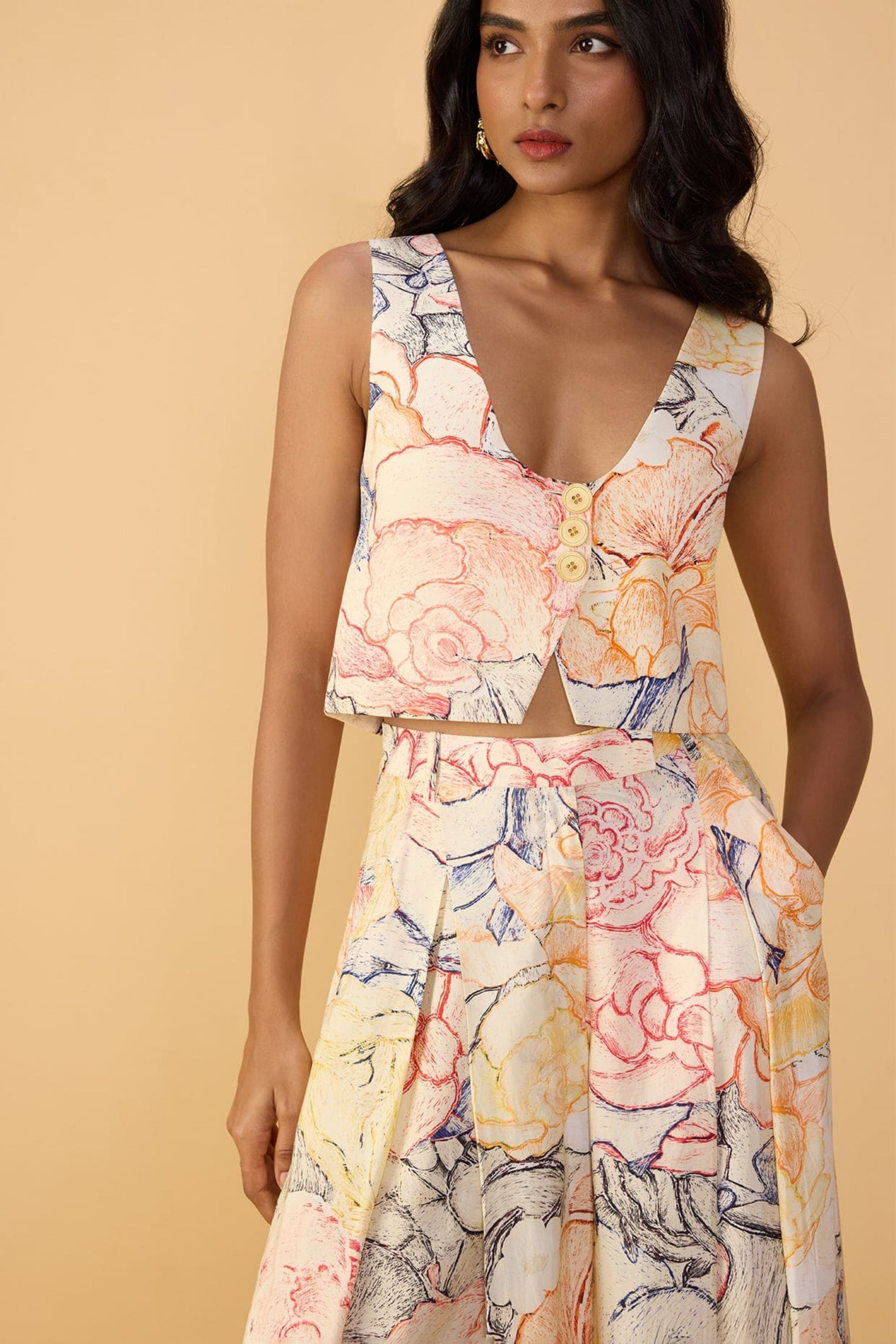 Delfie Waistcoat With Polina Trousers