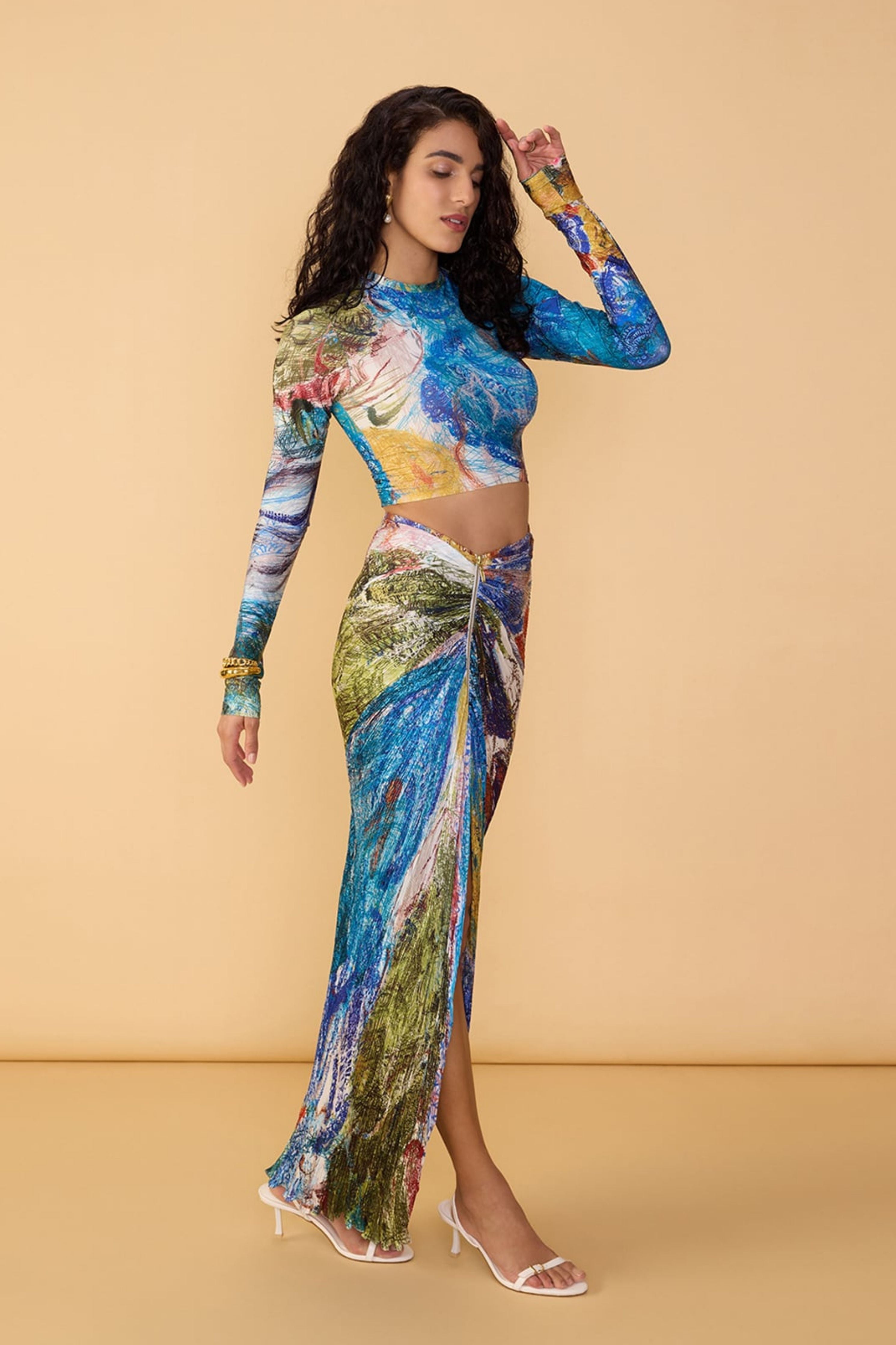 Gigi Blouse With Gigi Skirt