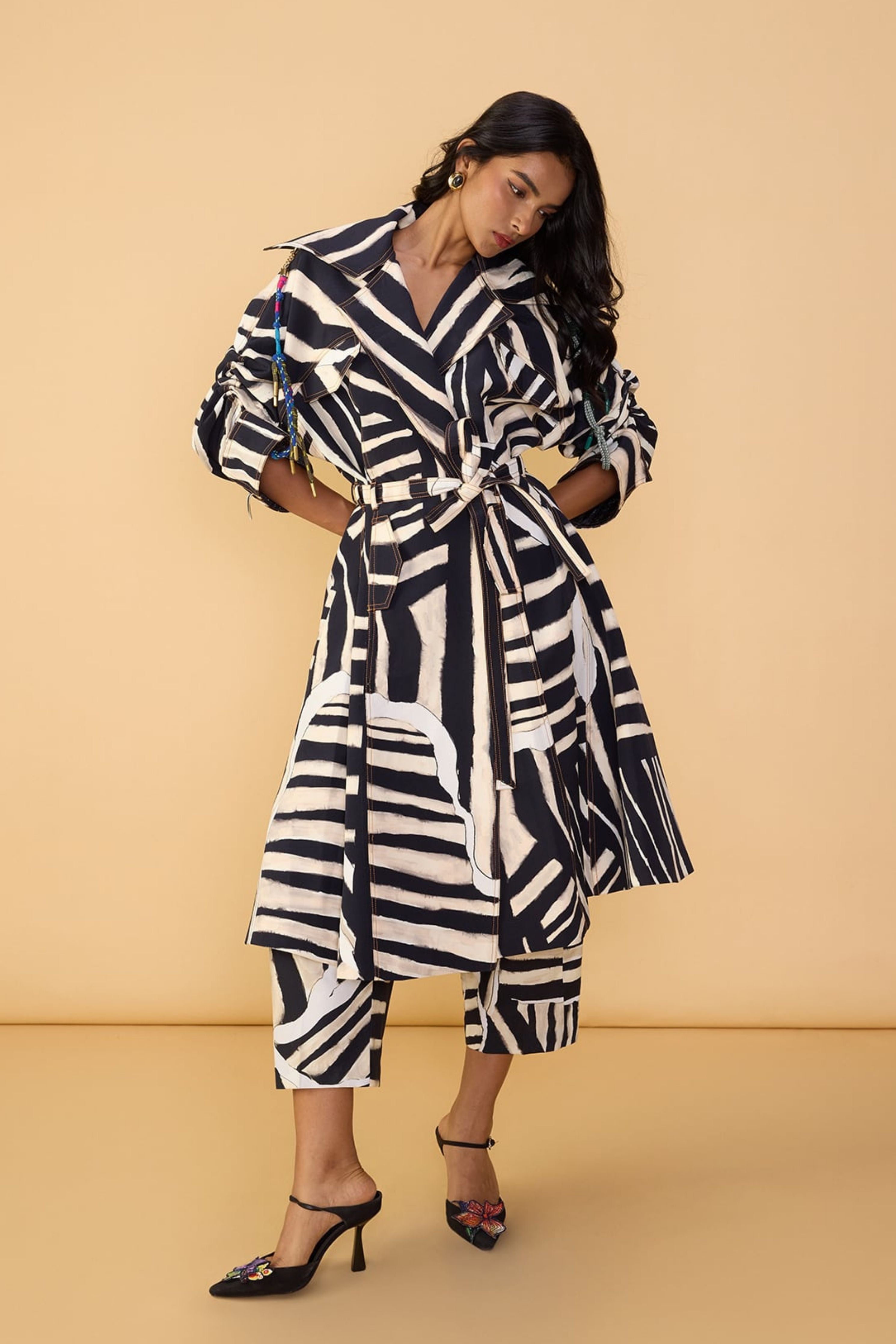 Helena Trench With Loly Trousers