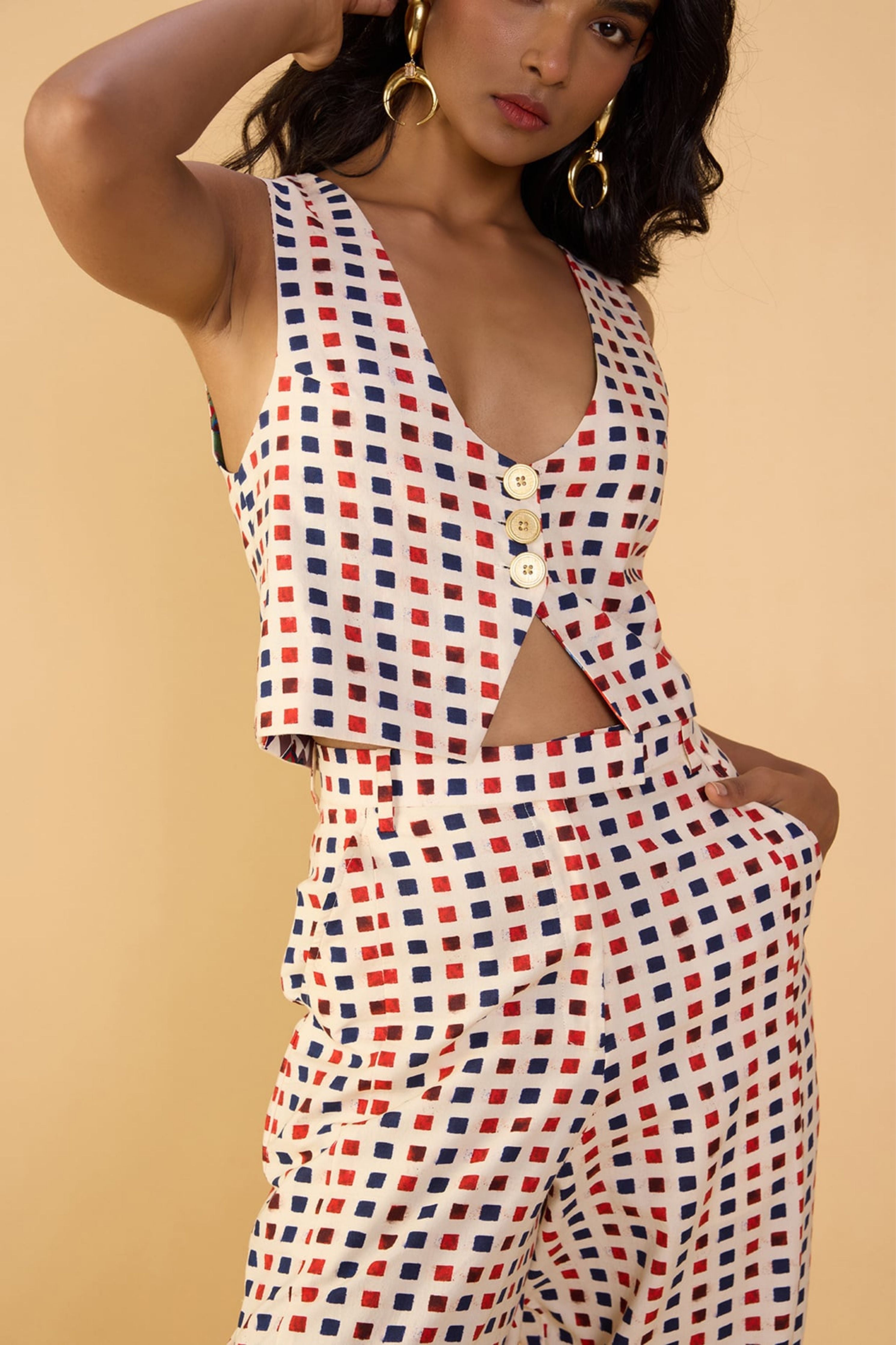 Delfie Waistcoat And Loly Trousers