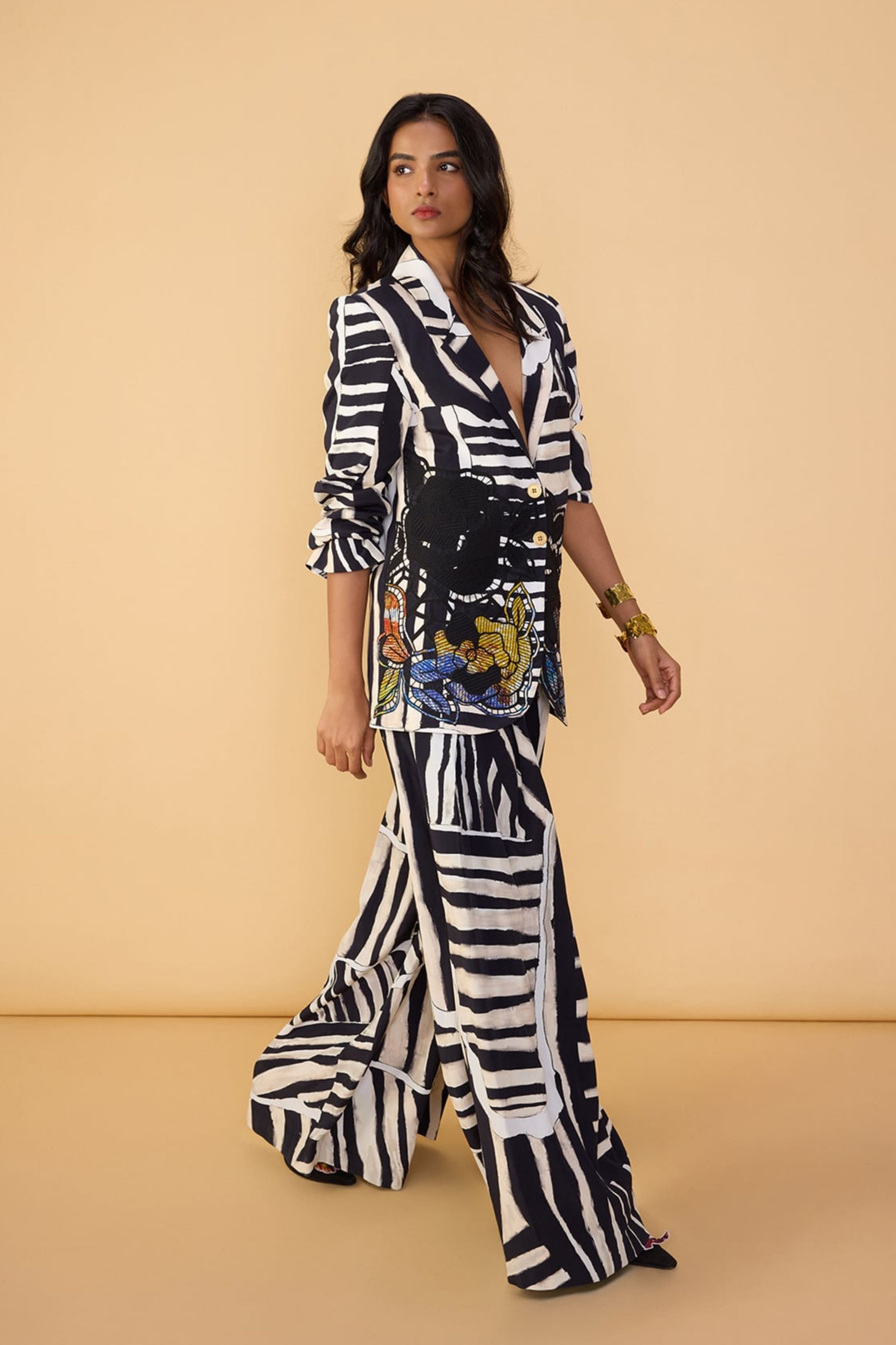 Skylar Blazer With Saylor Palazzo