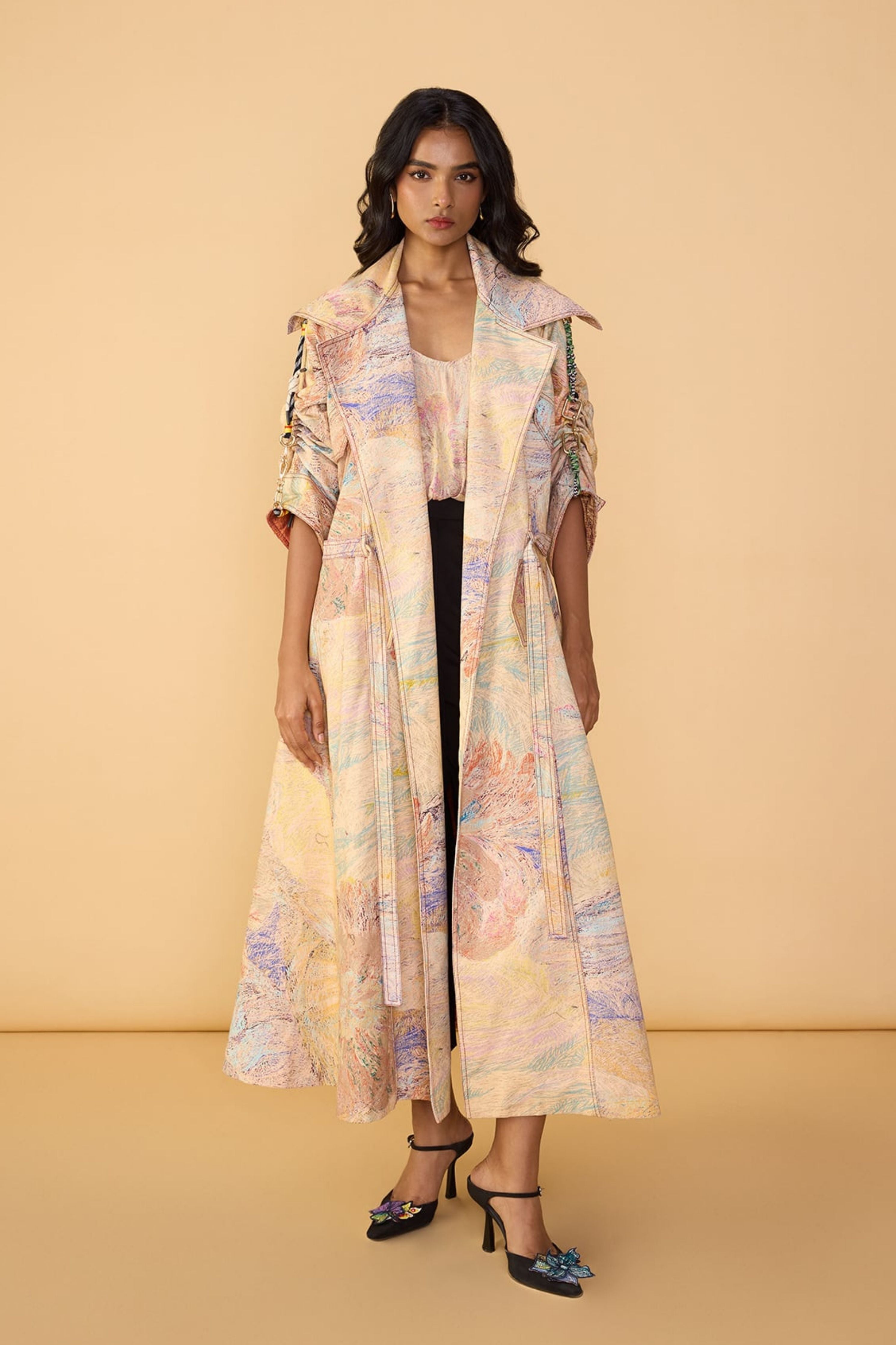 Willow Trench With Ivana Camisole & Loly Trousers