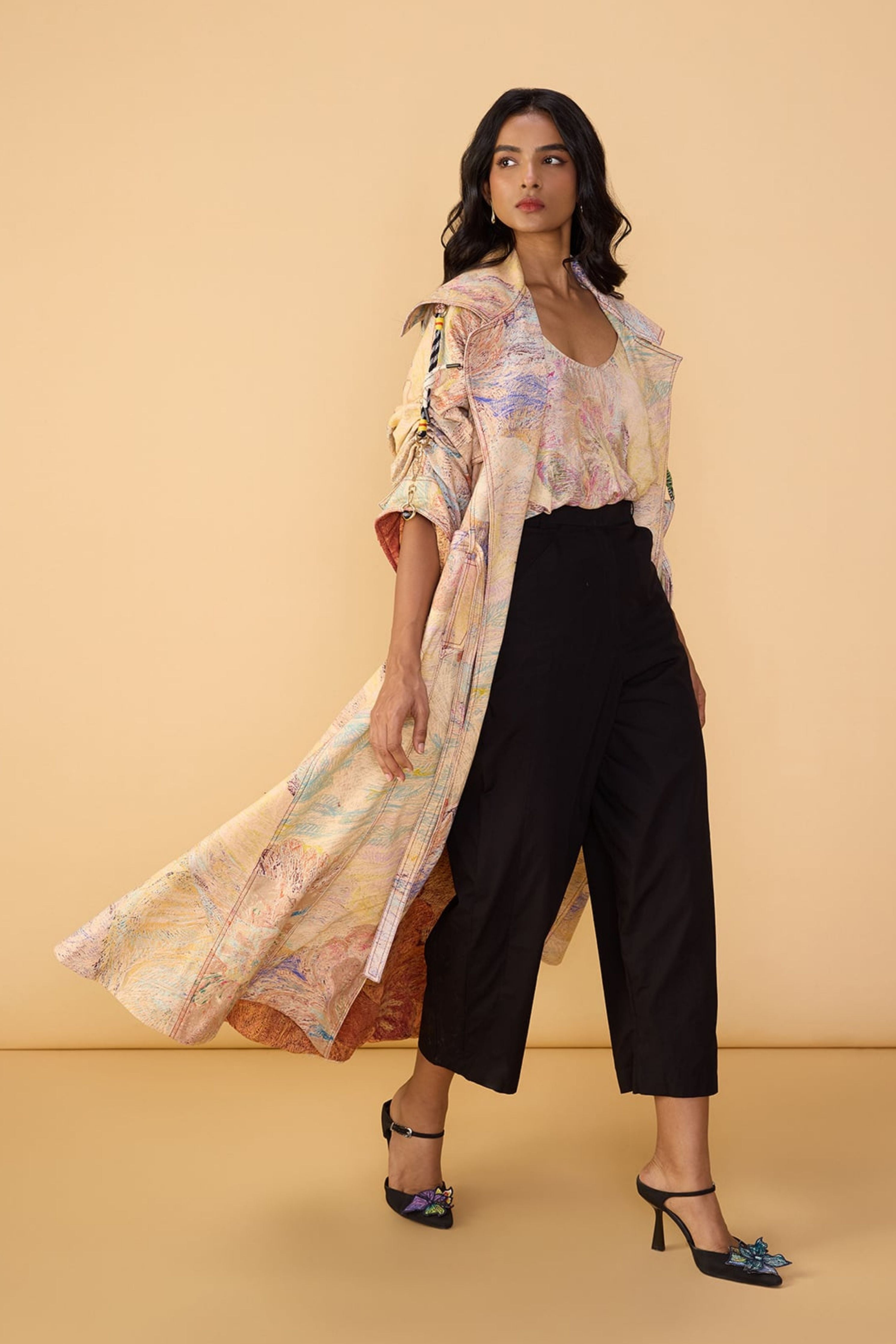 Willow Trench With Ivana Camisole & Loly Trousers