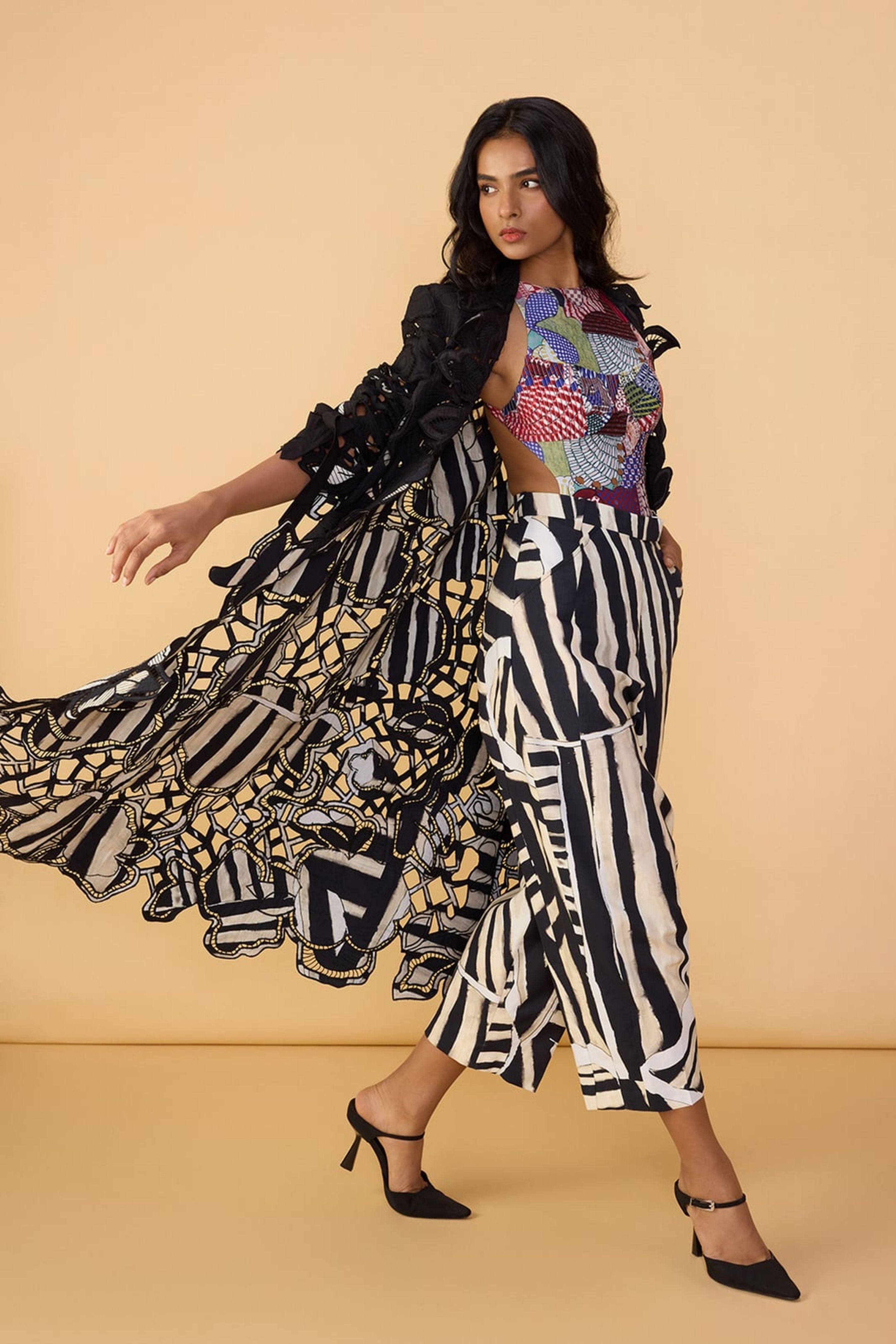 Mel Trench With Elira Bodysuit & Loly Trousers